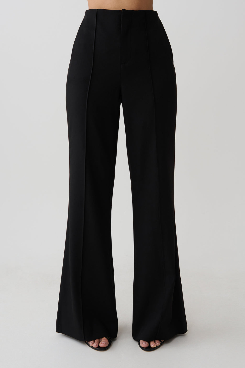 Eden High Waisted Suiting Pants - Black