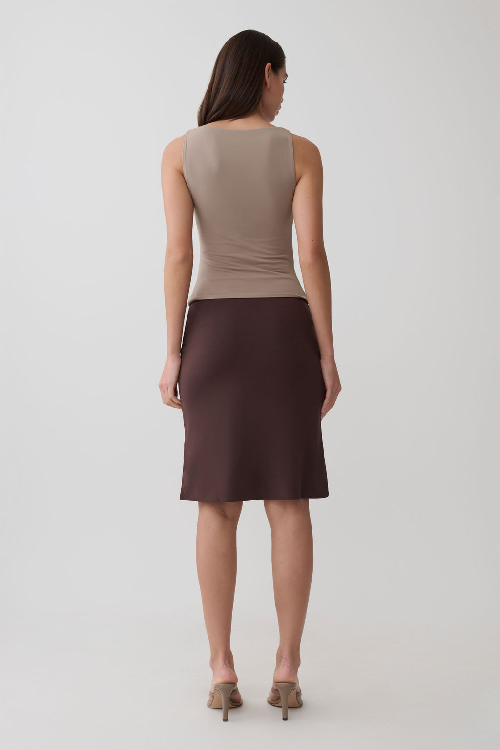 Nicolette Sleeveless Tank Top - Neutral