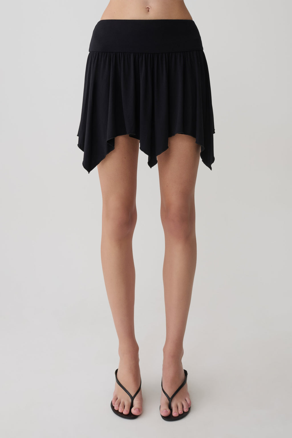 Ambrose Hankie Mini Skirt - Black