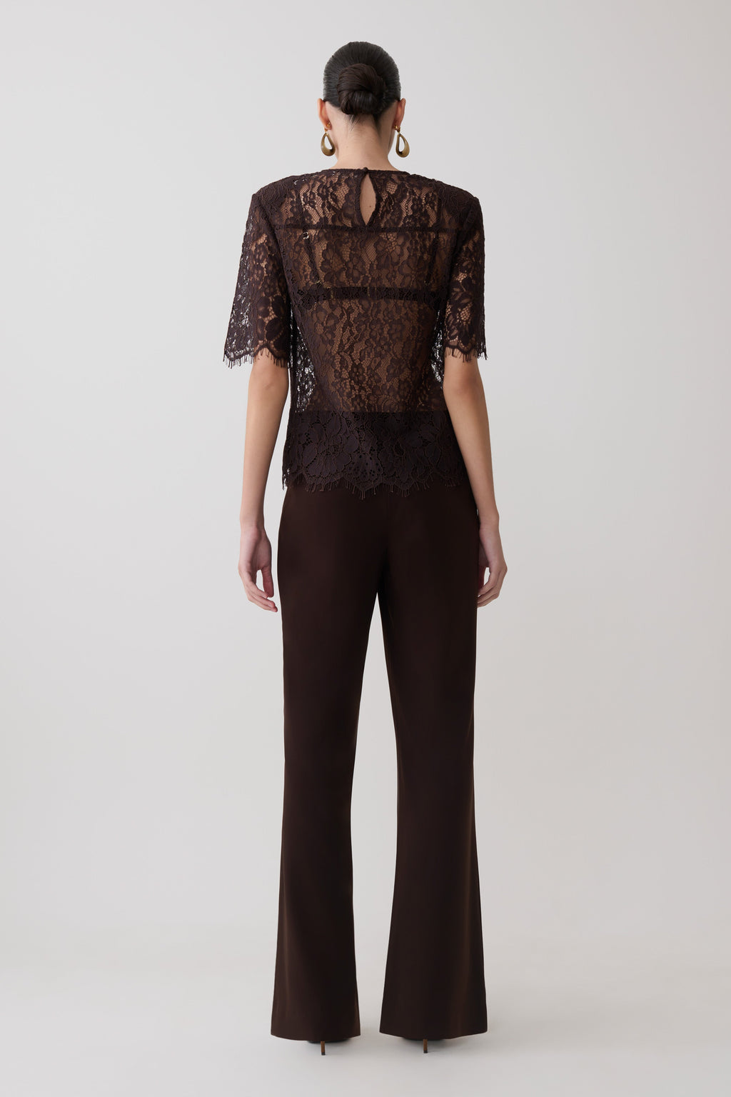 Gigi Lace Bralette - Dark Chocolate