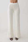 Salley Crochet Pants - Ivory