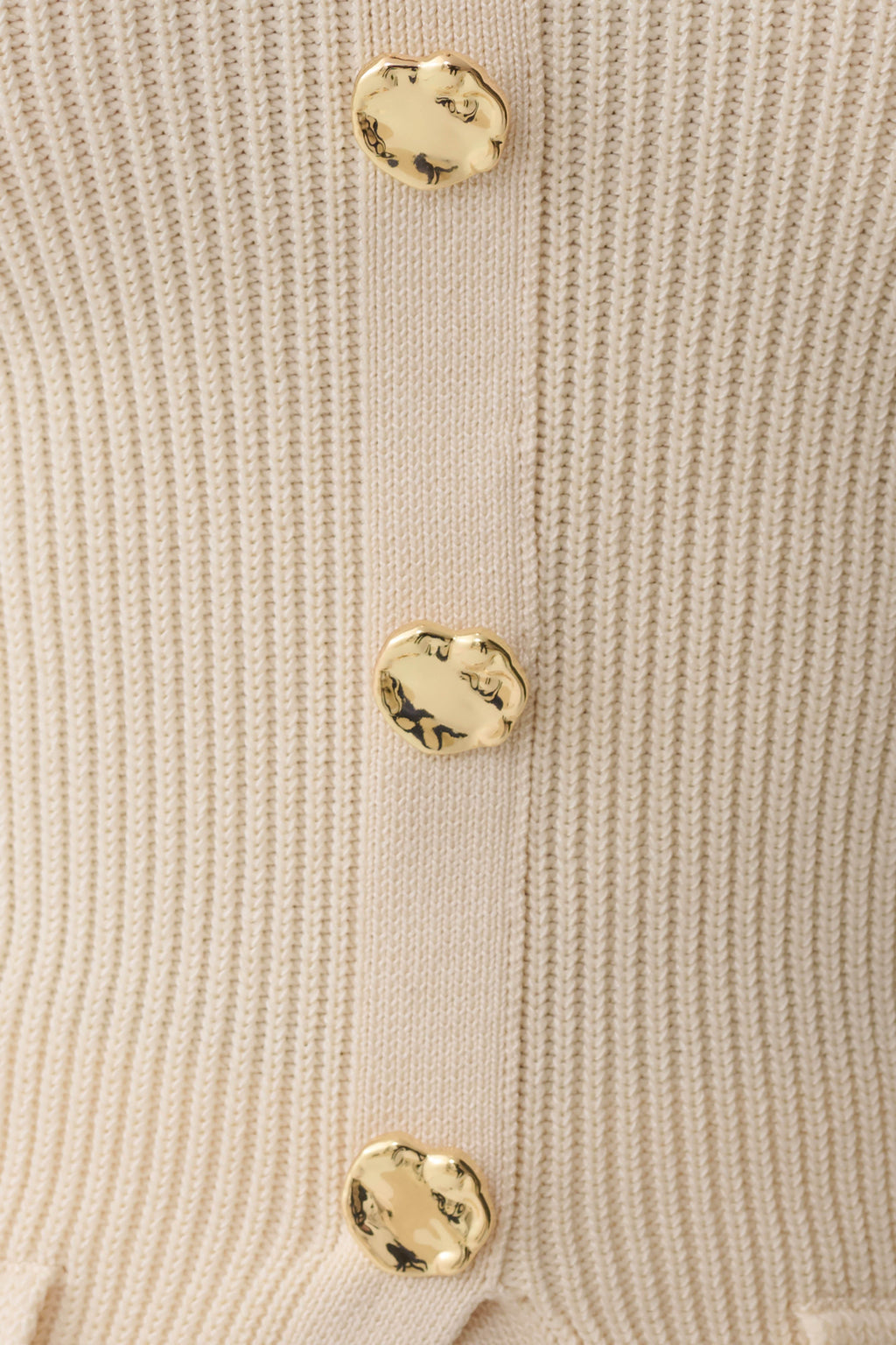 Suzie Ribbed Long Sleeve Longline Top - Ivory