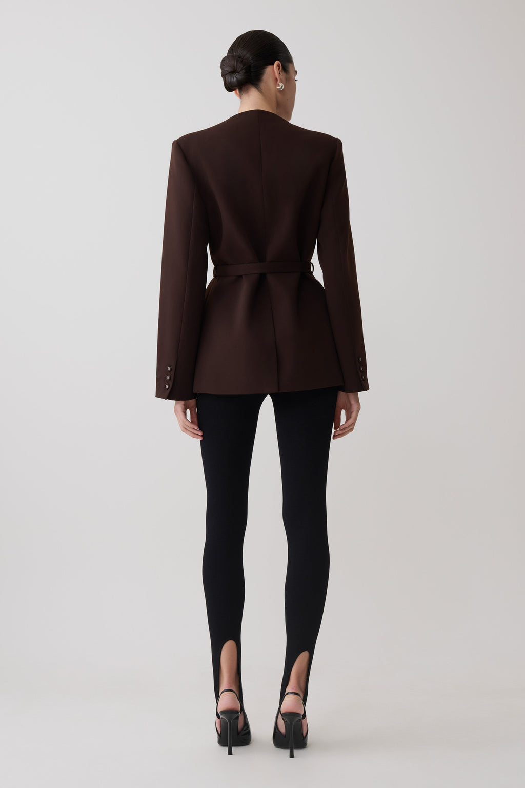 Valerie Stirrup Leggings - Black