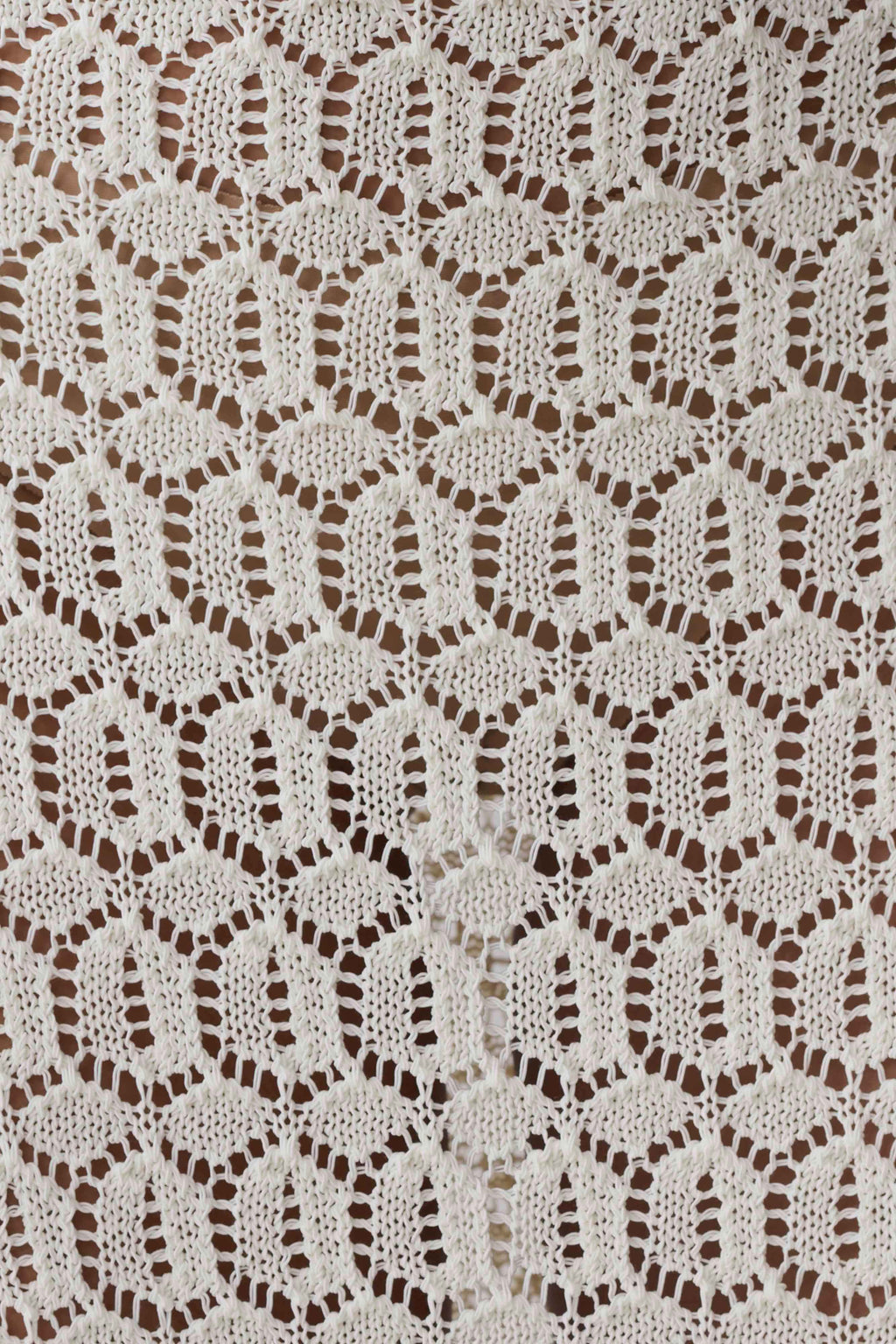 Courtney Crochet Knit Maxi Skirt - Ivory
