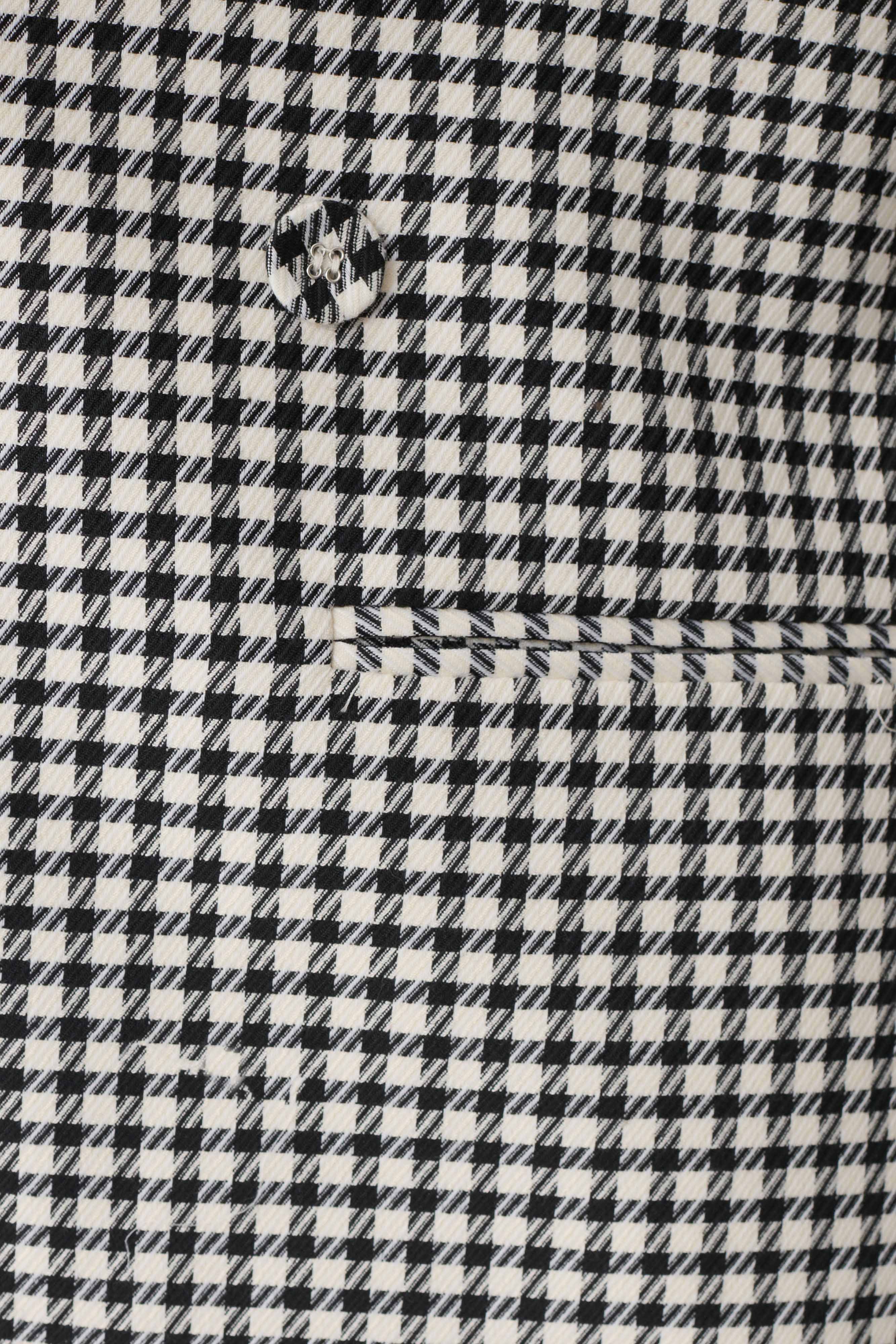 Darcie Drop Shoulder Suiting Blazer - Houndstooth