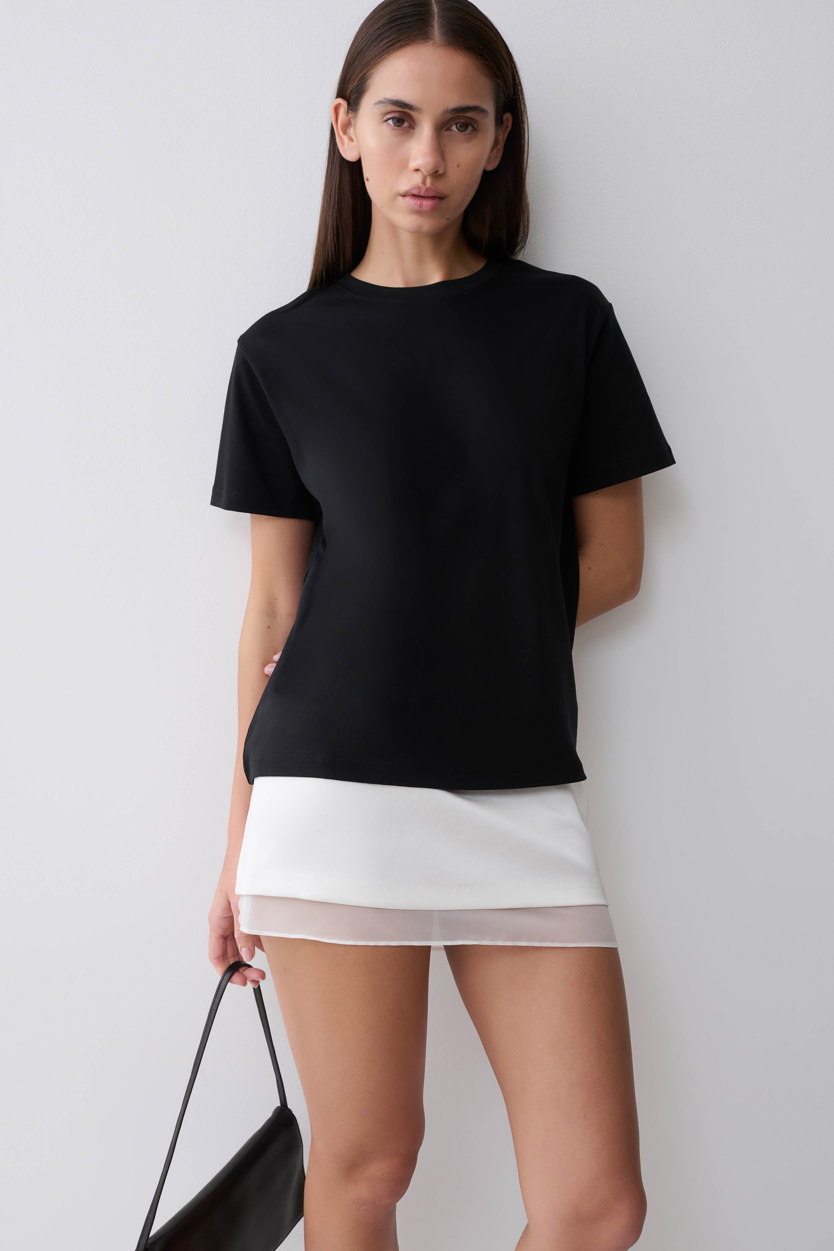Sega Cotton Oversized T-Shirt - Black