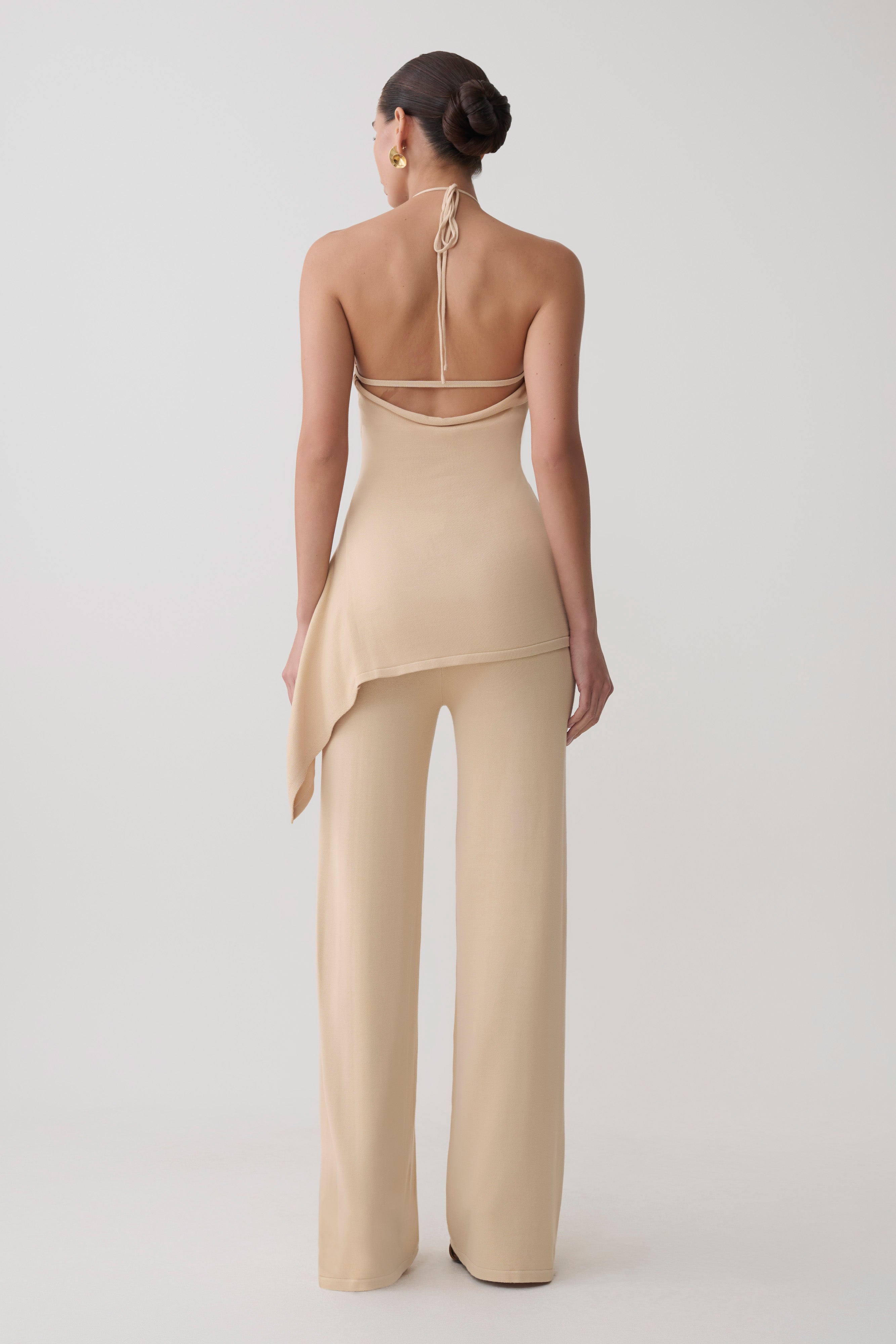 Tula Longline Knit Top - Natural