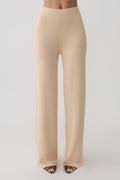 Tula Knit Pants - Natural