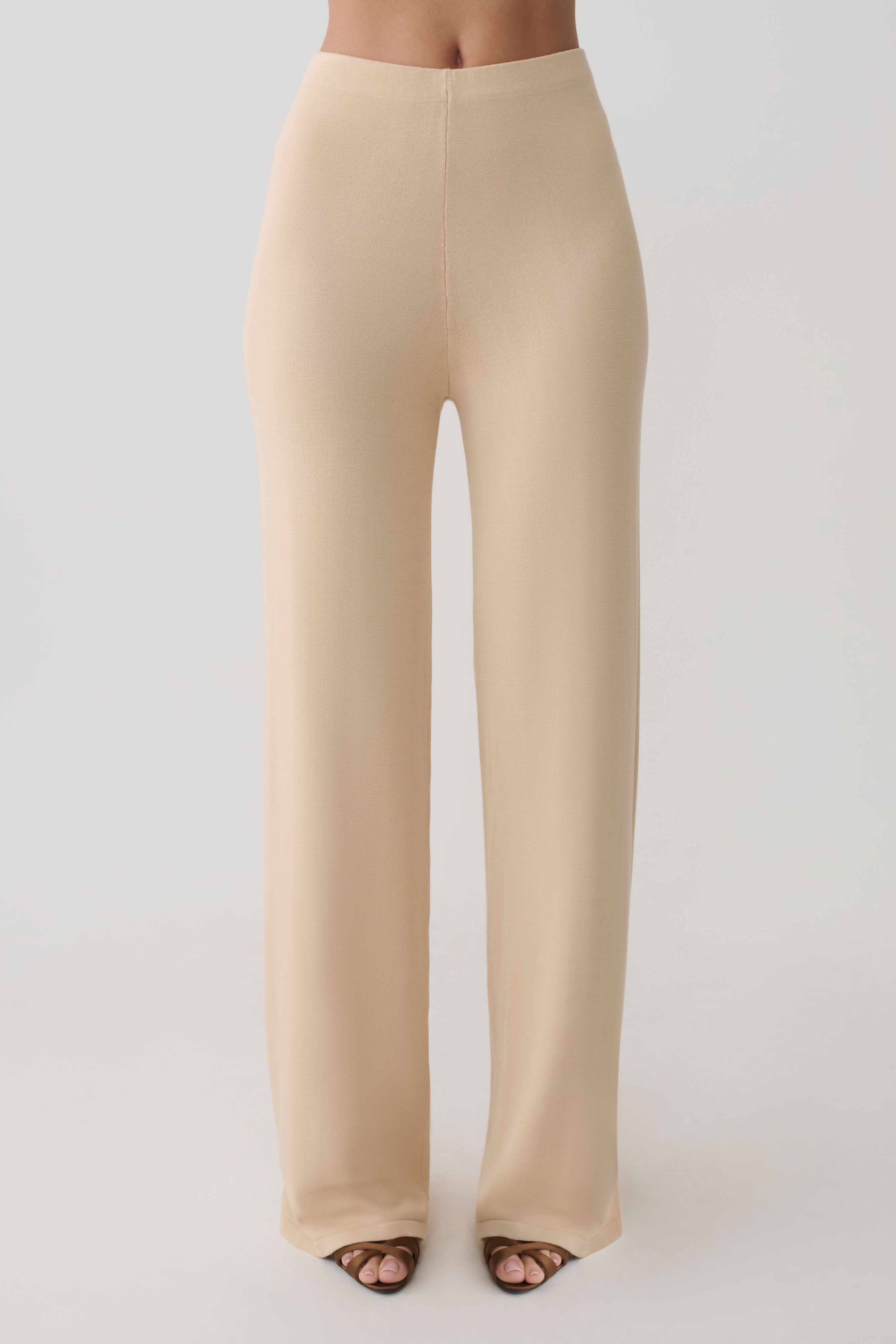 Tula Knit Pants - Natural
