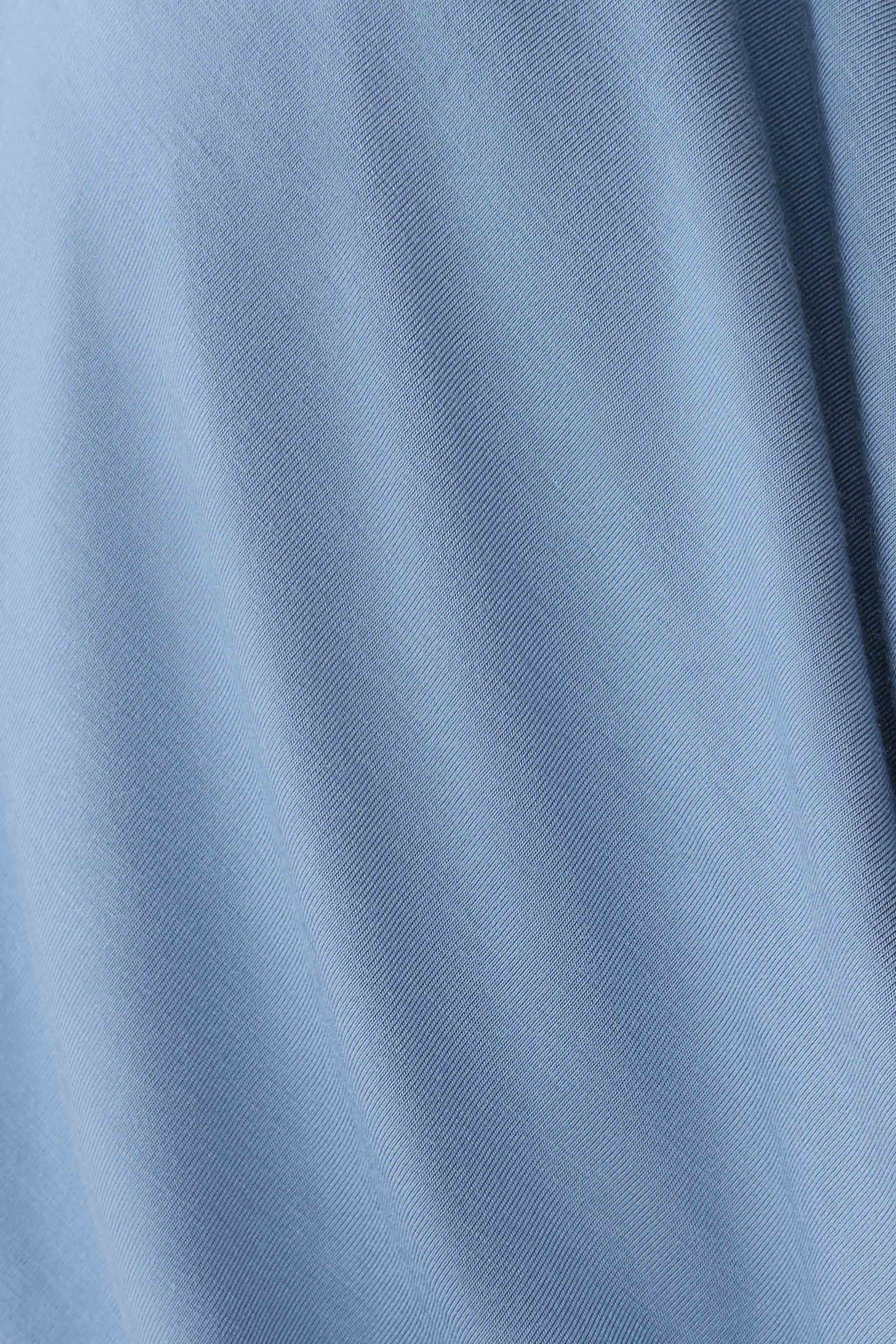 Huyen Cowl Front Modal Top - Blue Shadow
