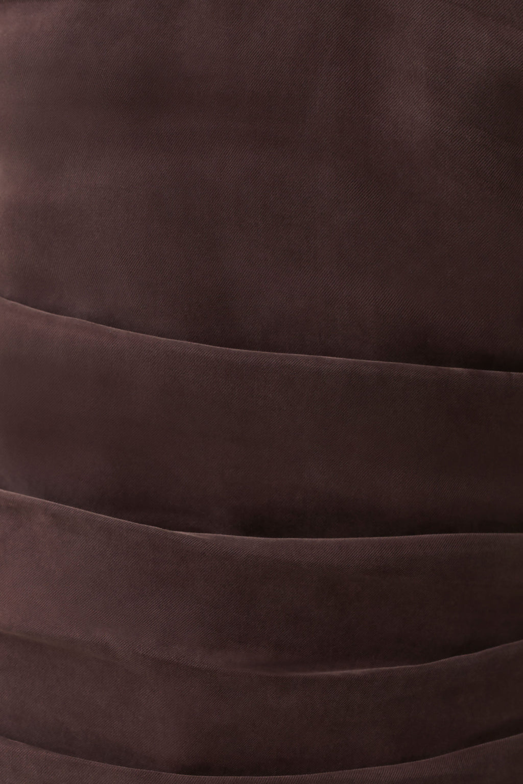 Daniela Ruched Halter Top - Dark Chocolate