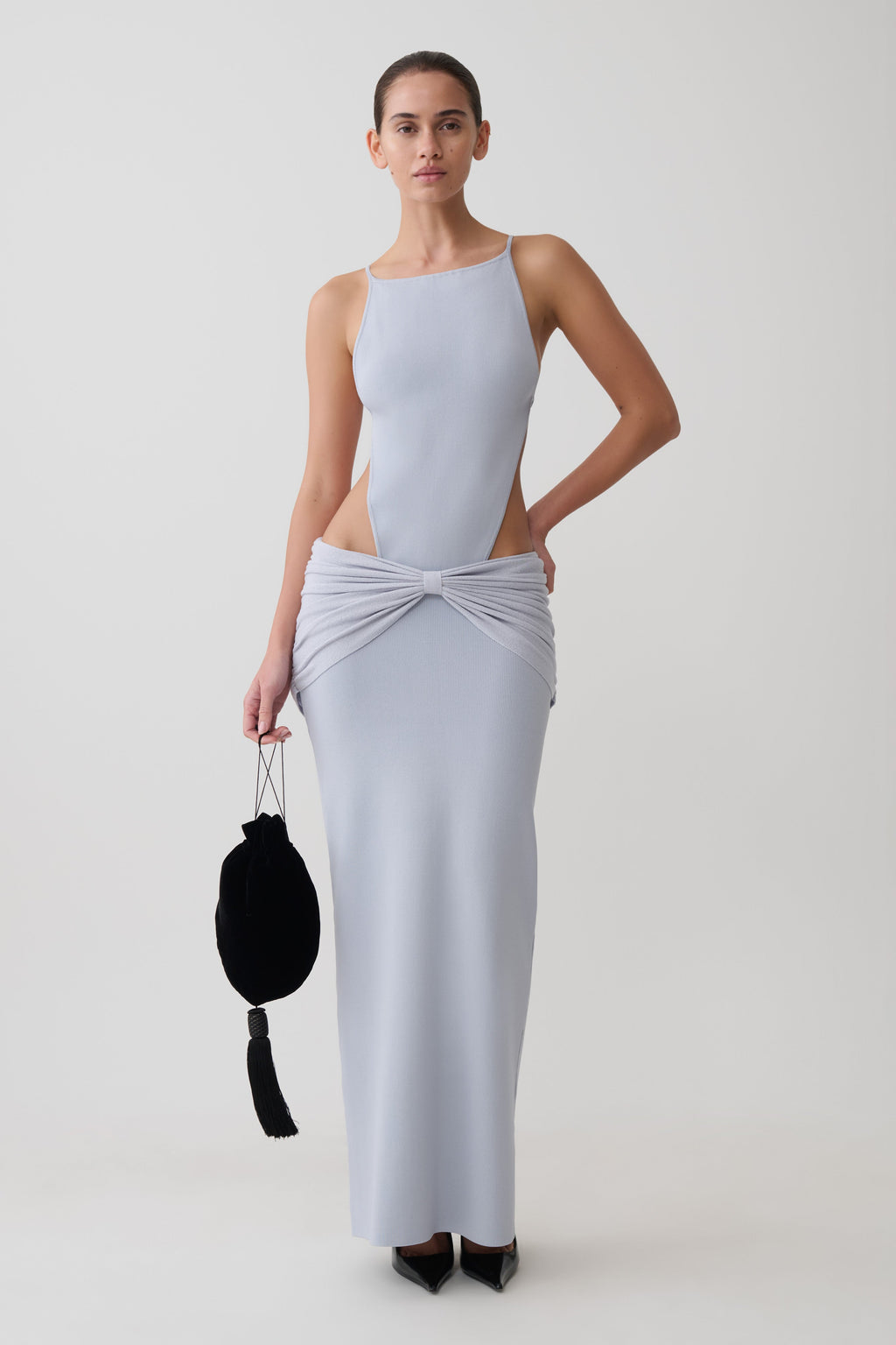 Nathaelie Sleeveless Maxi Dress - Sky Blue