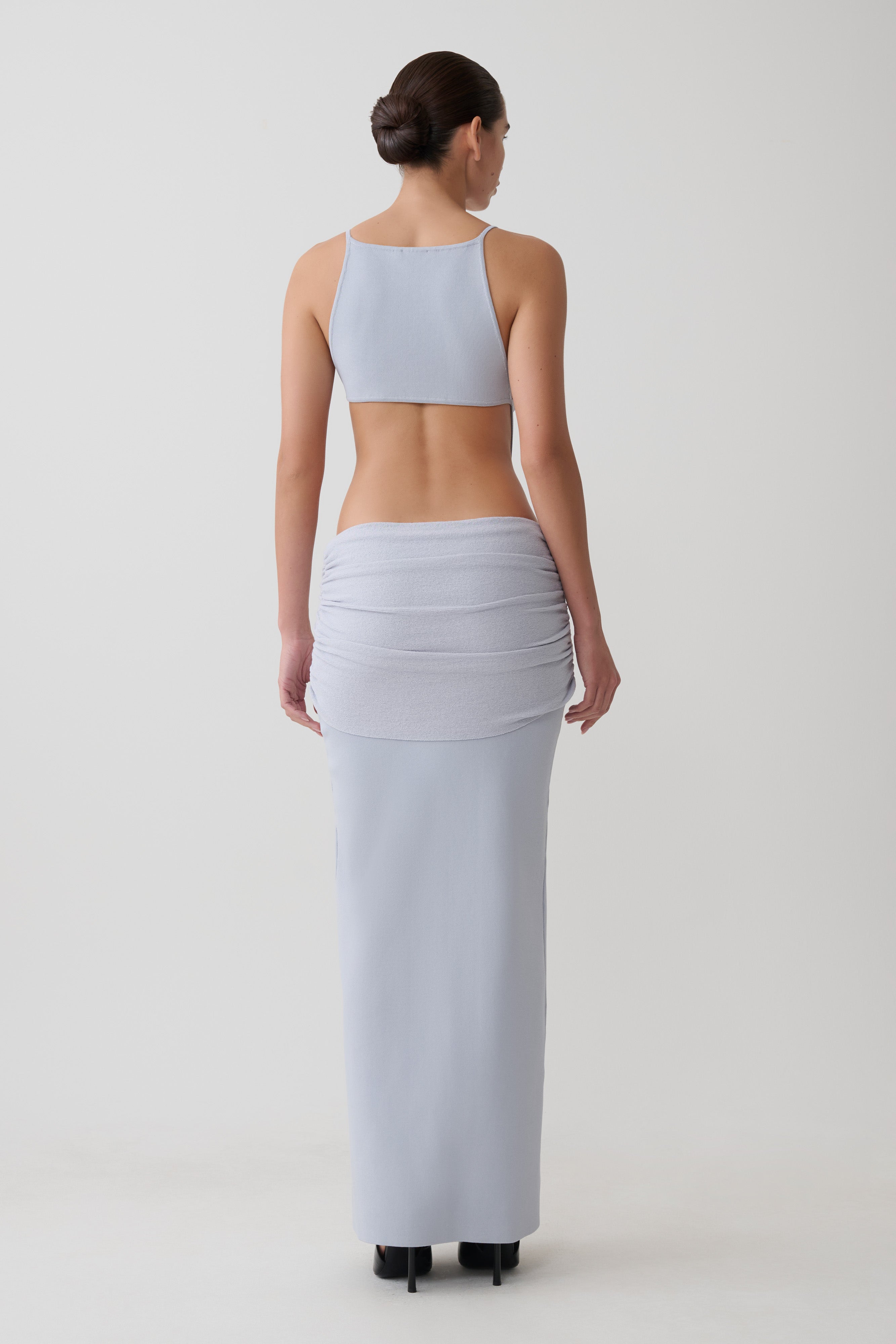 Nathaelie Sleeveless Maxi Dress - Sky Blue
