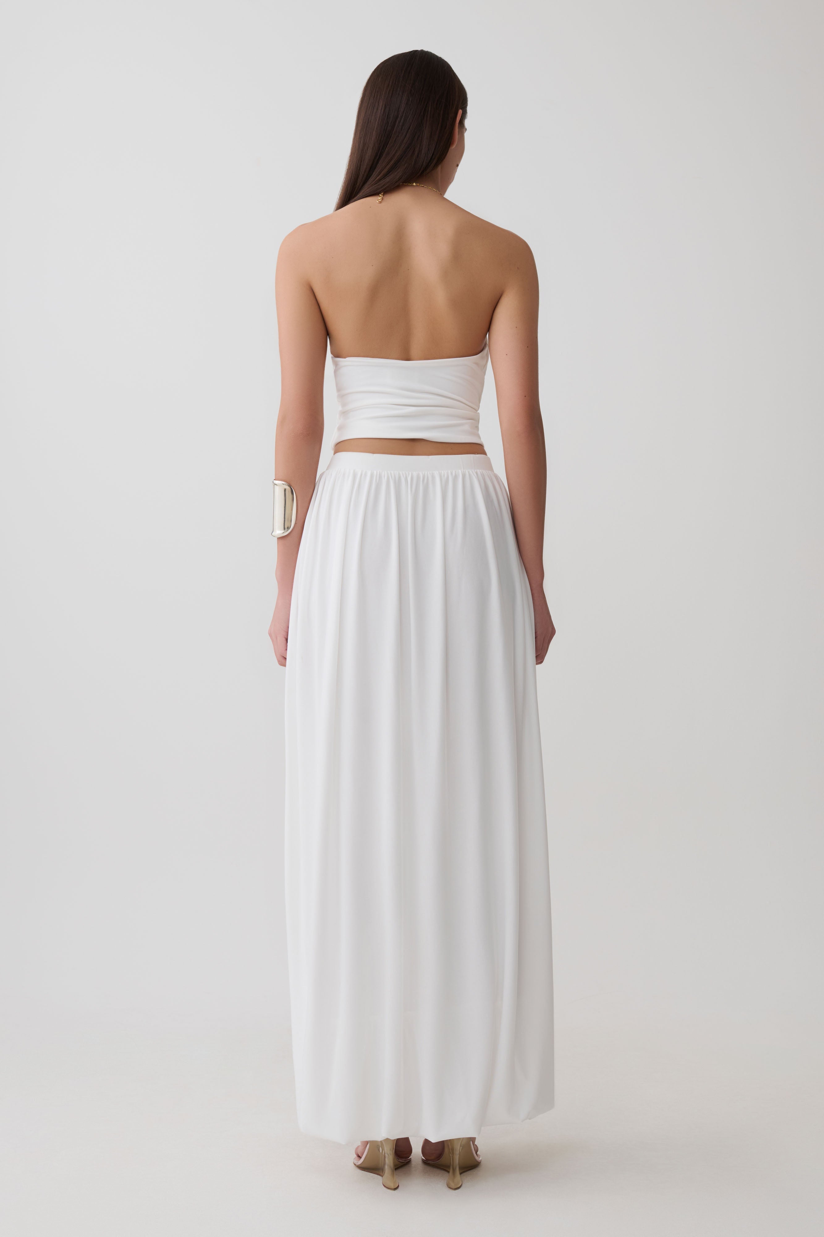 Banks Halter Neck Top With Hardware - White
