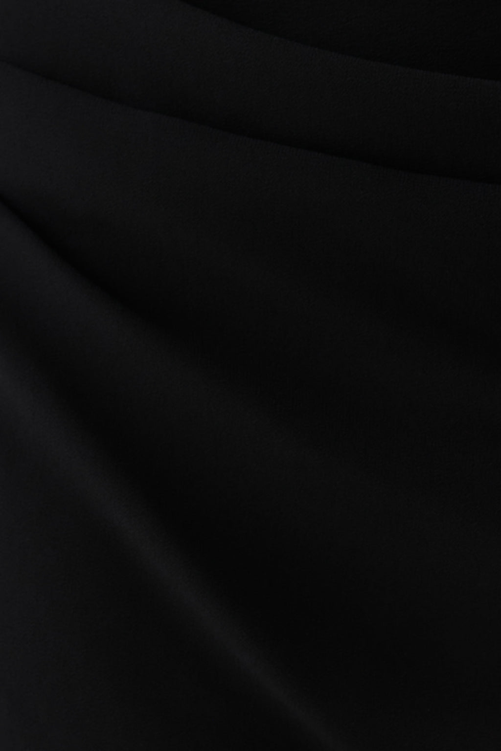 Indie Draped Chiffon Mini Skirt - Black
