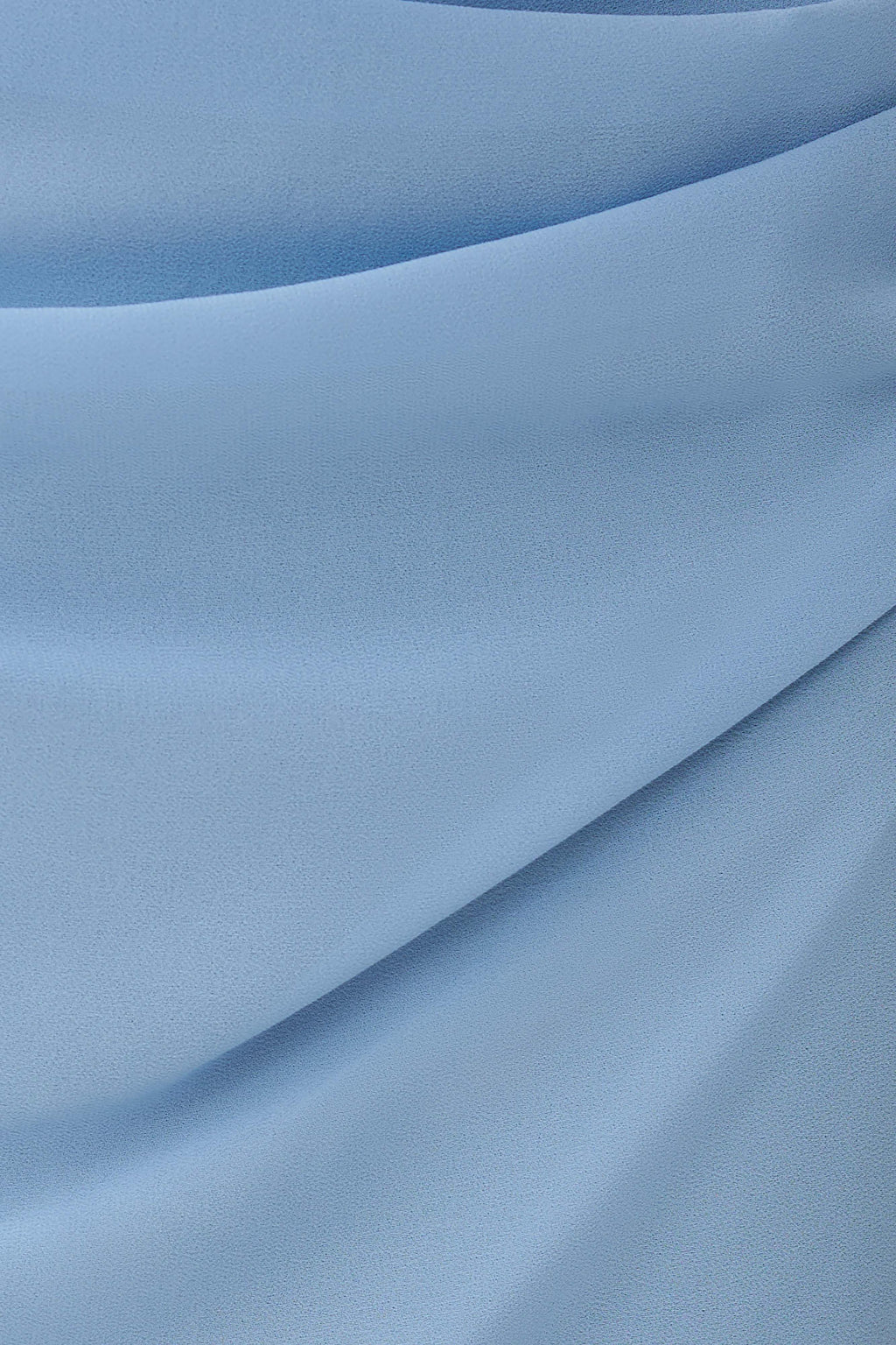 Indie Draped Chiffon Mini Skirt - Sky Blue