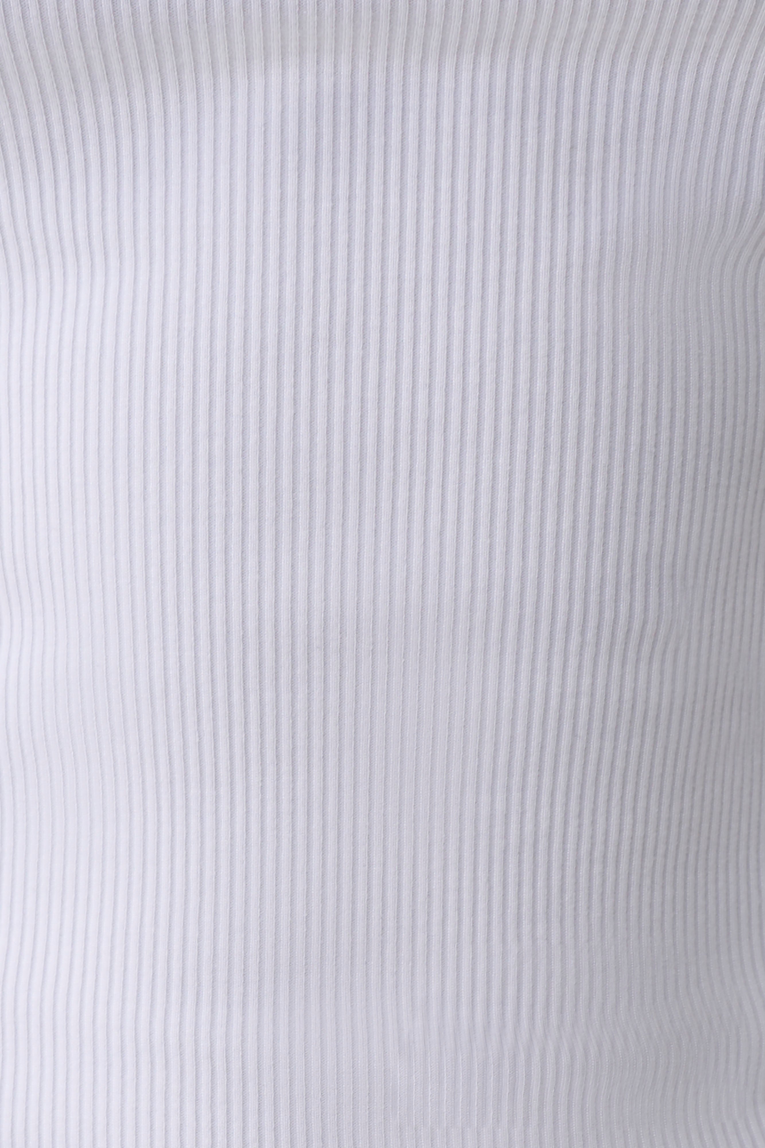 Ismay Square Neck Tank - White