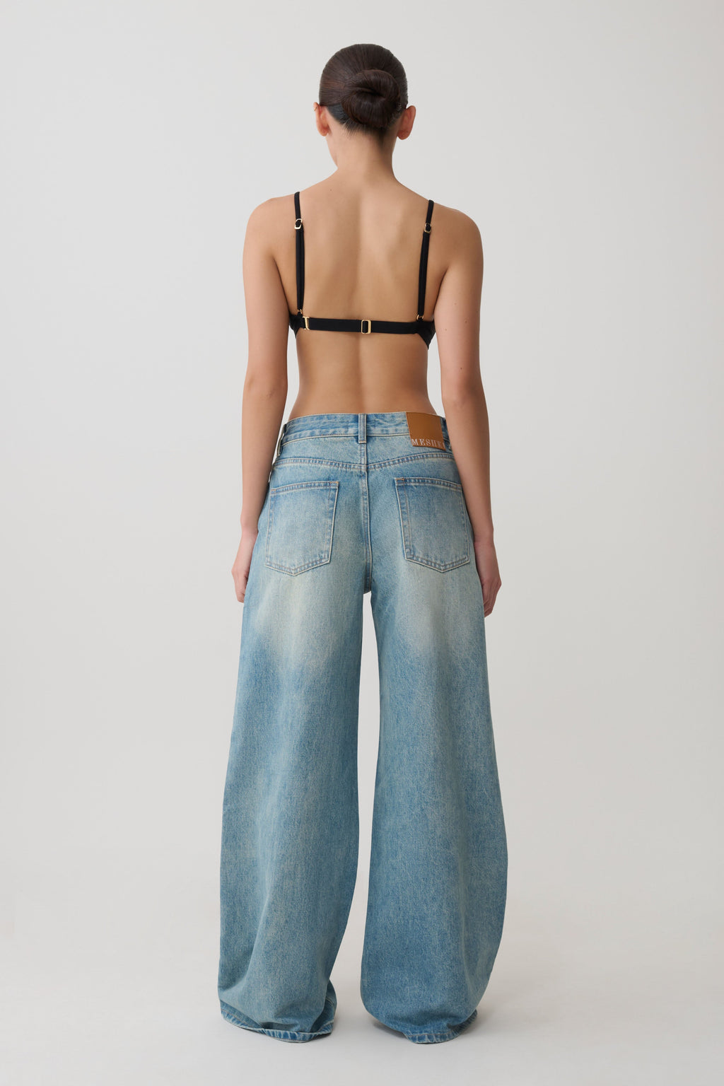 Kels Micro Triangle Bralette - Black