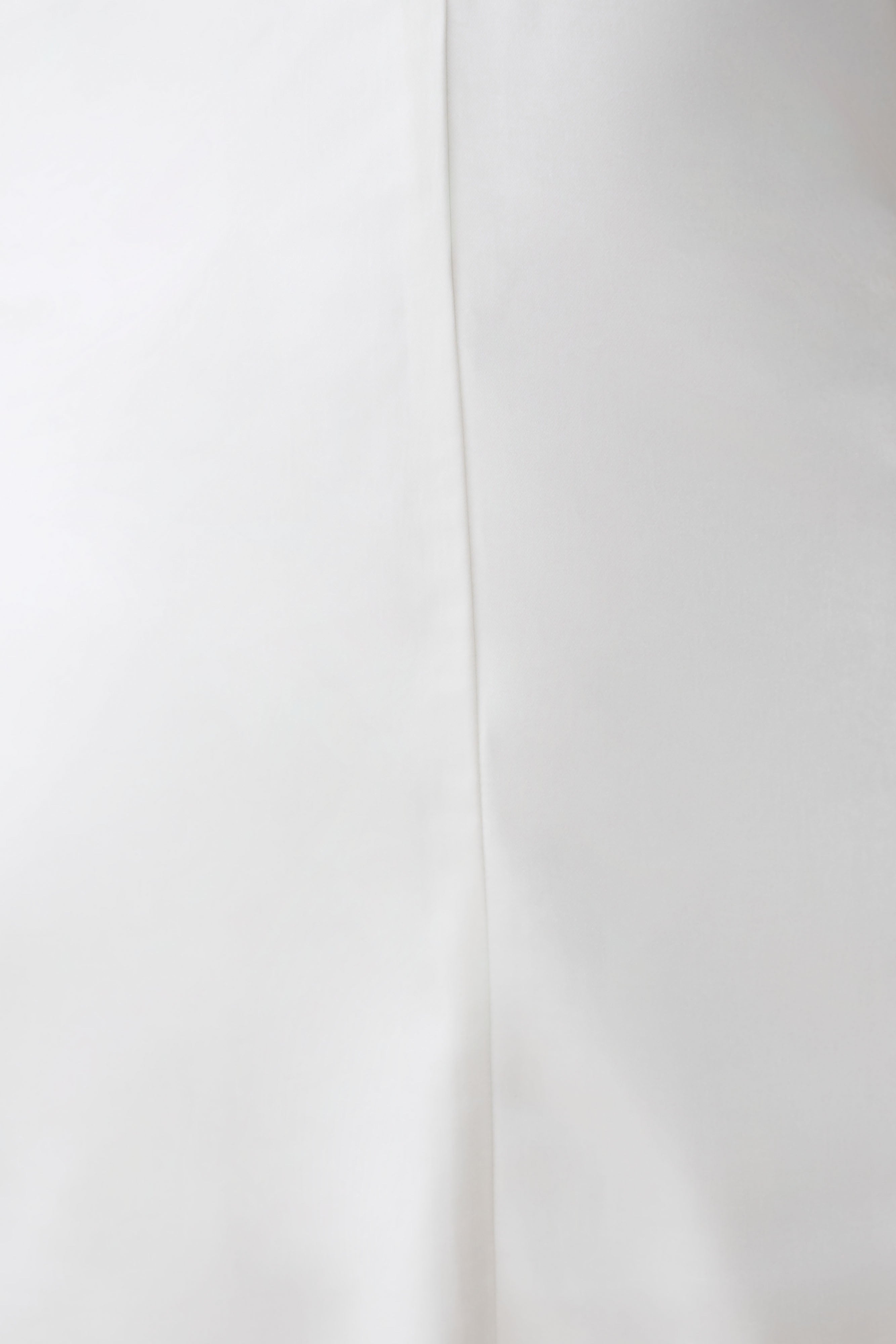Myla Draped Shoulders Satin Maxi Dress - White