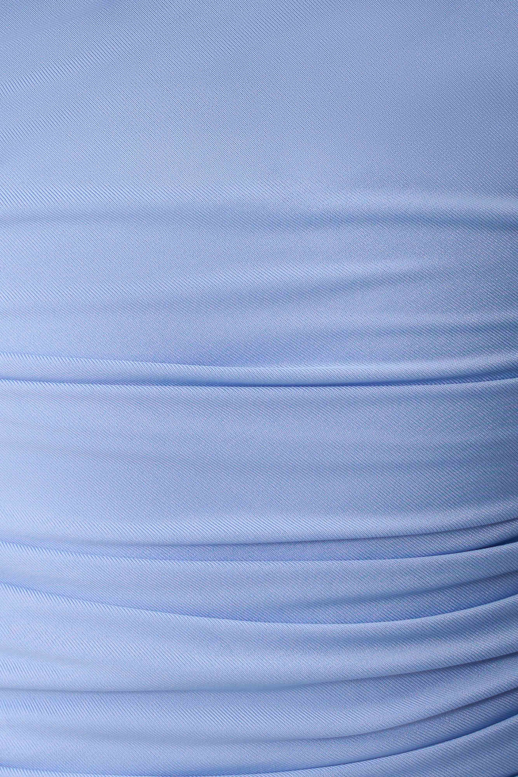 Luu Off Shoulder Slinky Top - Sea Blue