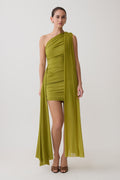 Asher Mini Dress - Olive