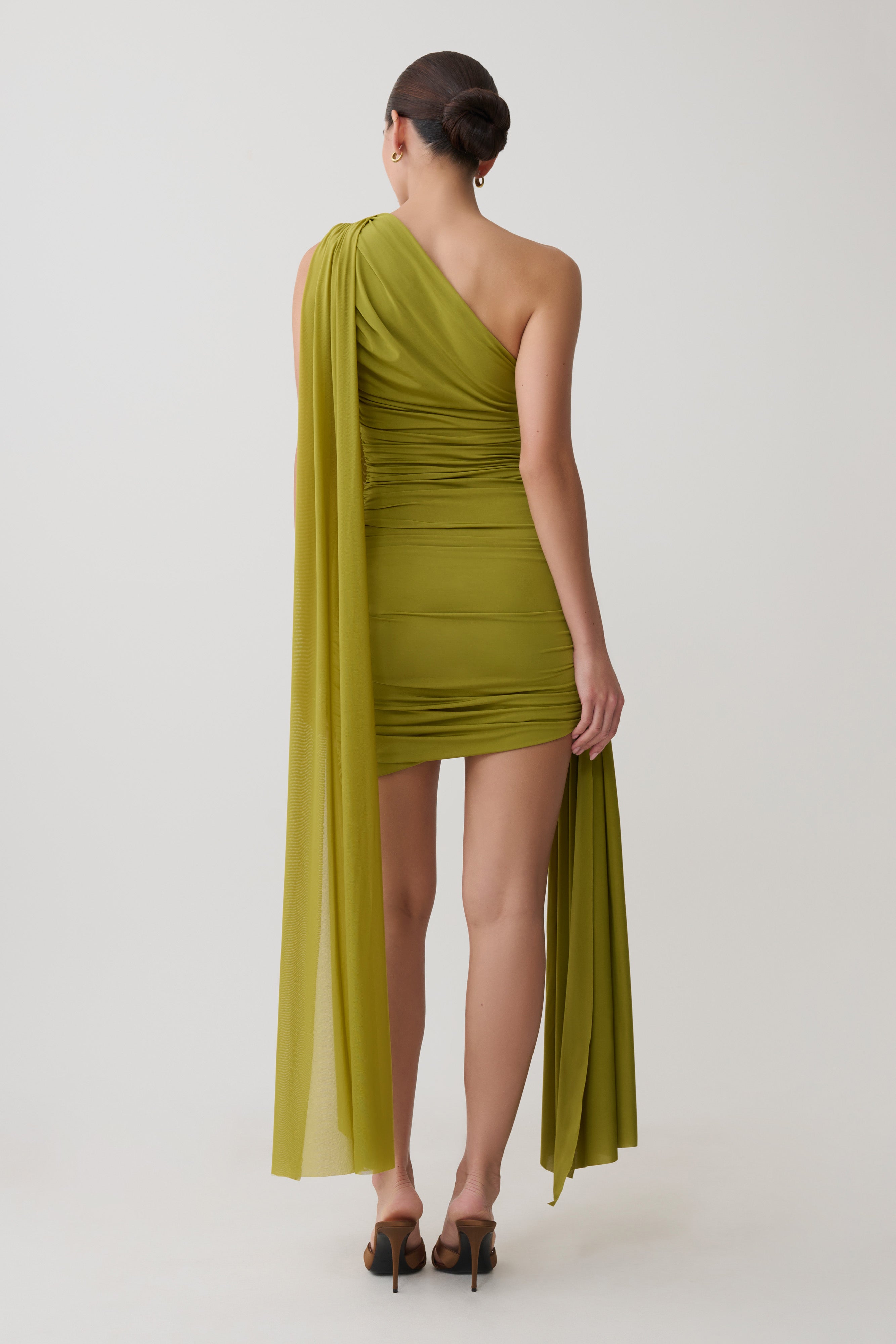 Asher Mini Dress - Olive