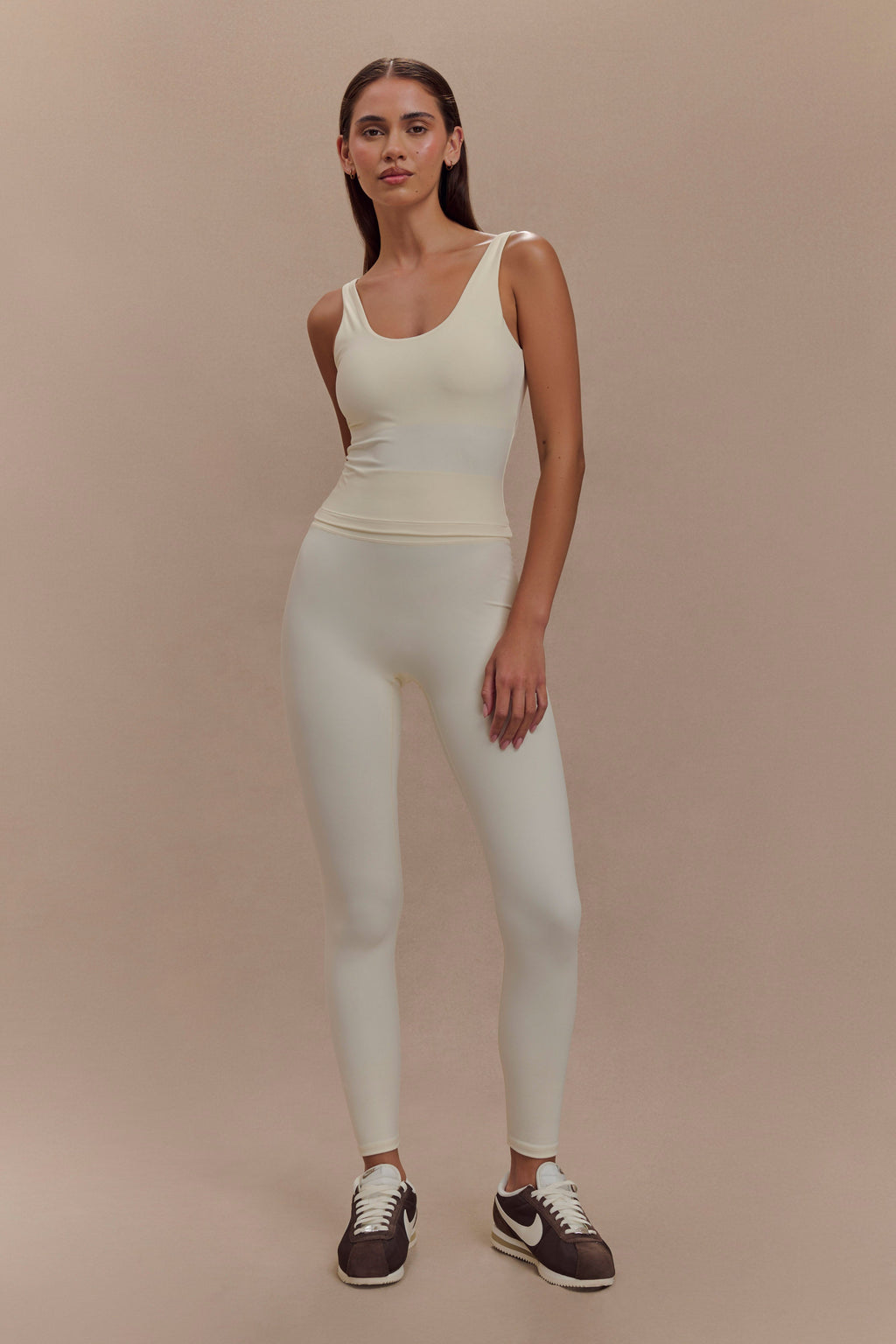 Callie Active Leggings - Ivory