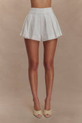 Issy Cotton Shorts - White
