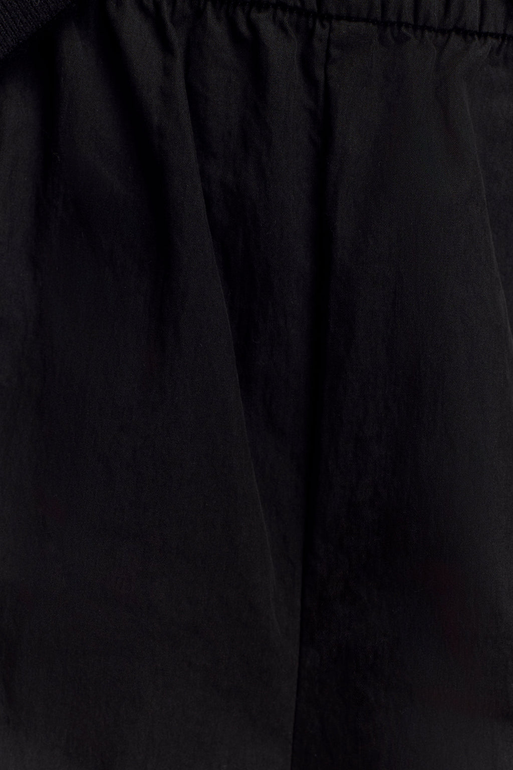 Campbell Cotton Wide Leg Pants - Black