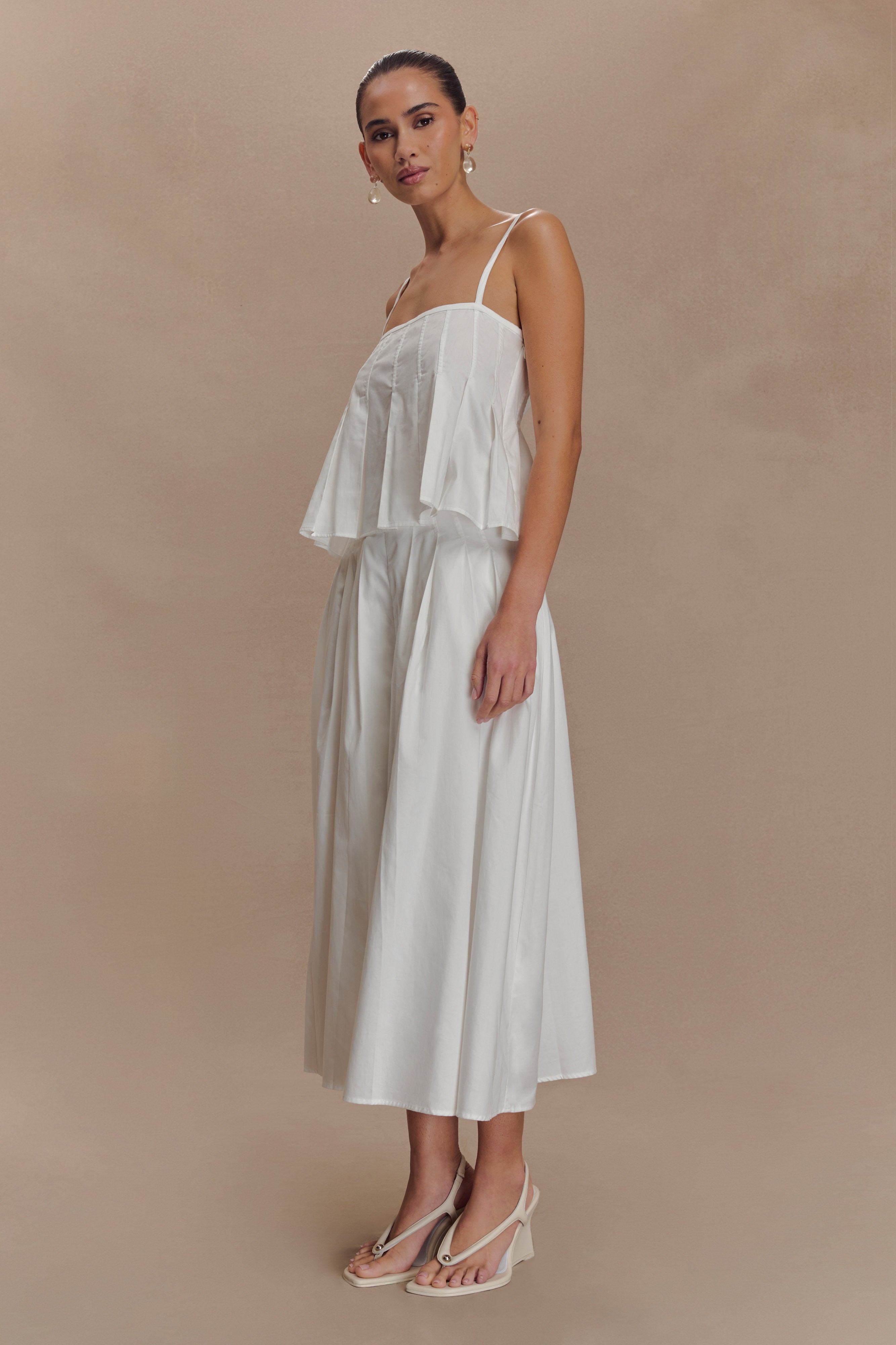 Mae Cotton Top - White
