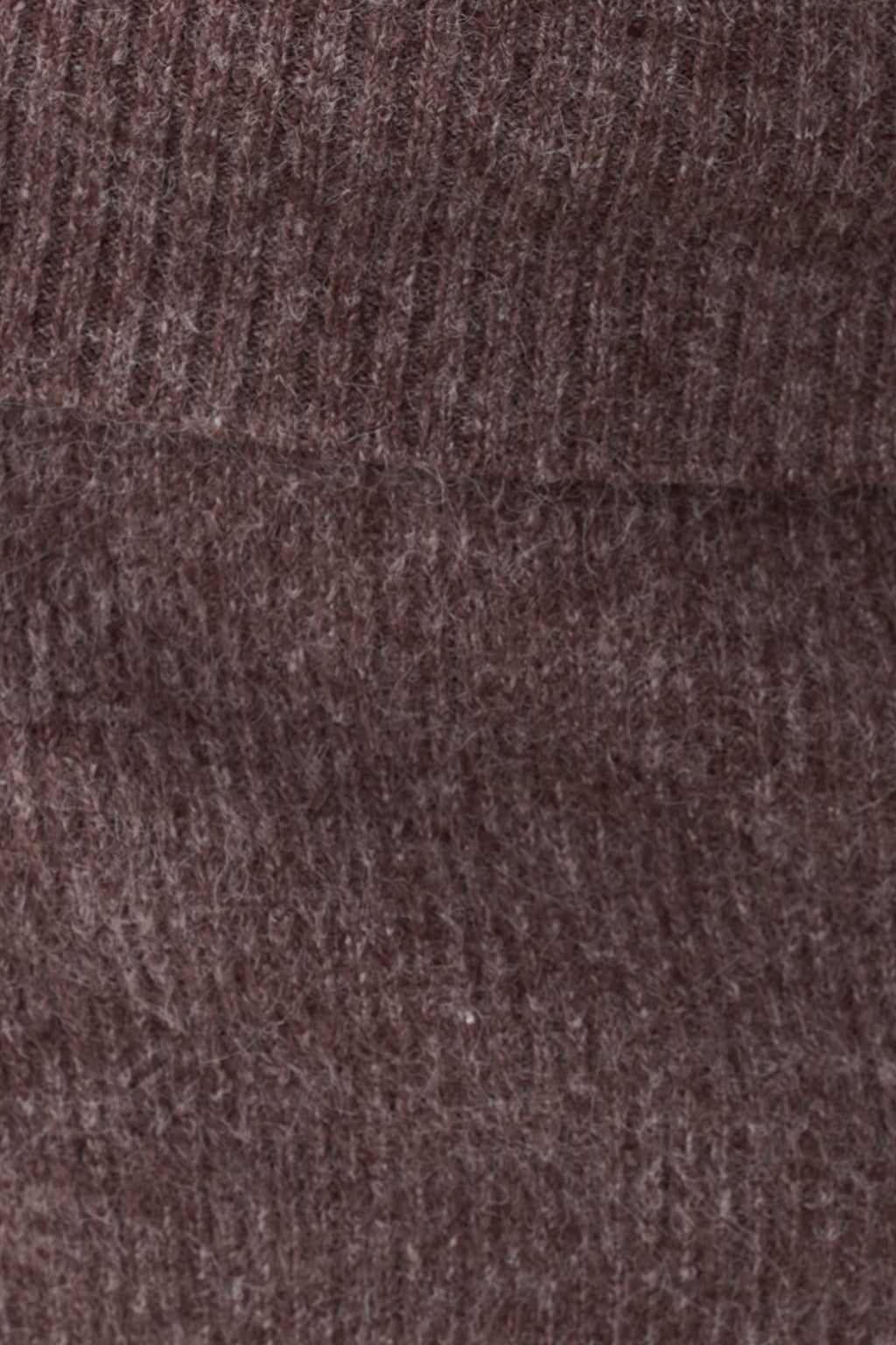 Skylaine Knit Mini Skirt - Brown Marle