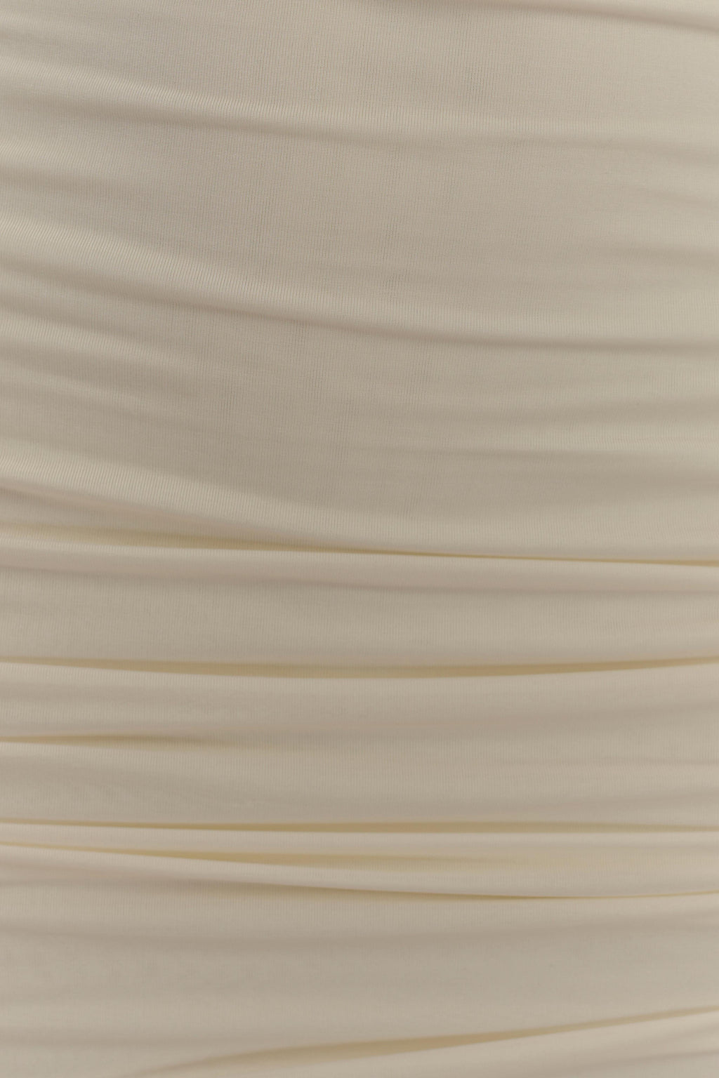 Mariposa Slinky Halter Mini Dress - Ivory