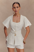 Liberty Shortsleeve Top - White
