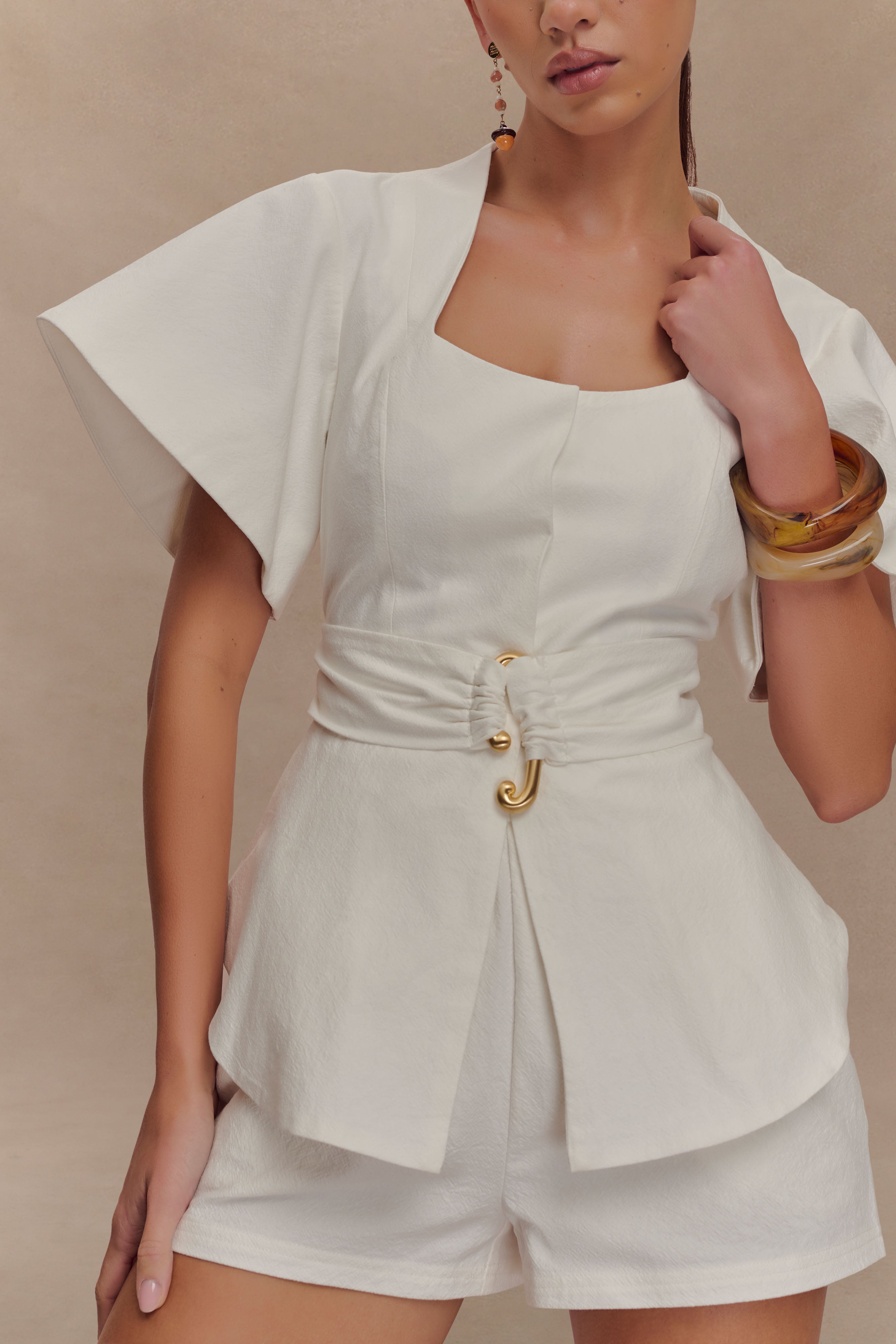 Liberty Shortsleeve Top - White