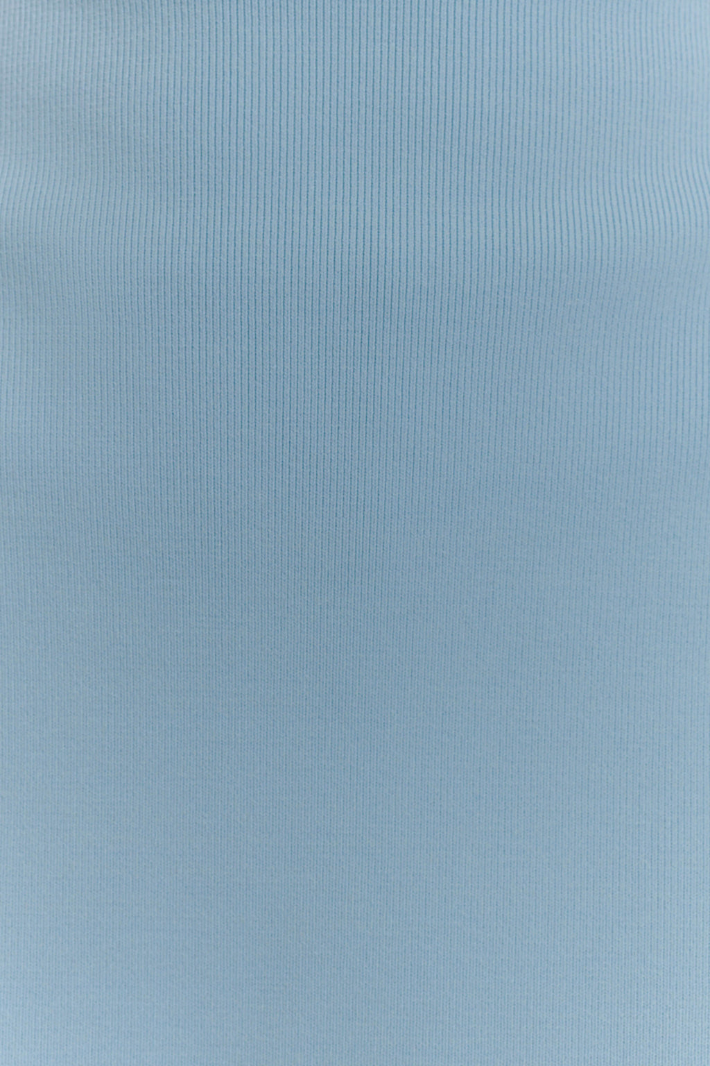 Anette Bandage Knit Strapless Top - Sky Blue
