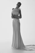 Clara Fishtail Maxi Skirt - White