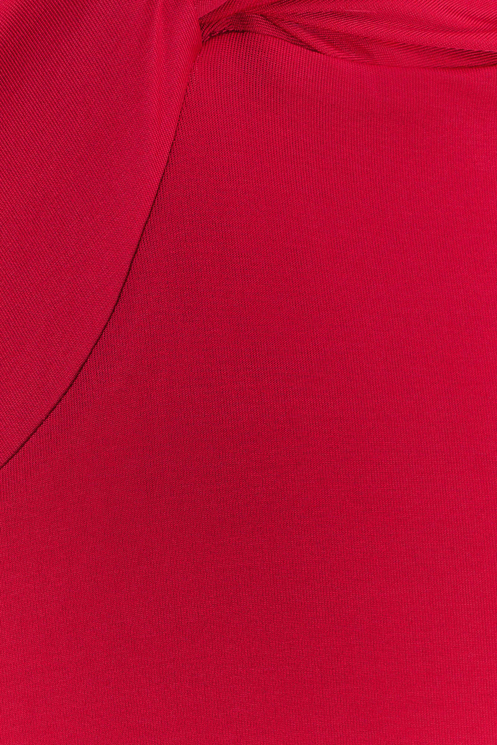 Stella Draped Slinky Maxi Dress - Fuchsia Pink