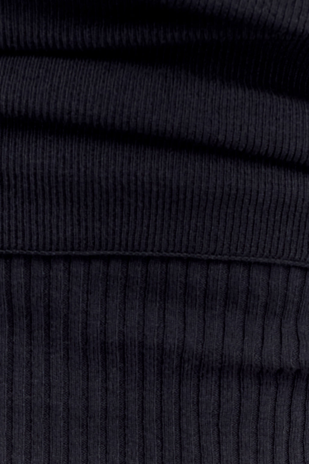 Sierra Asymmetrical Cashmere Blend Knit Top - Black