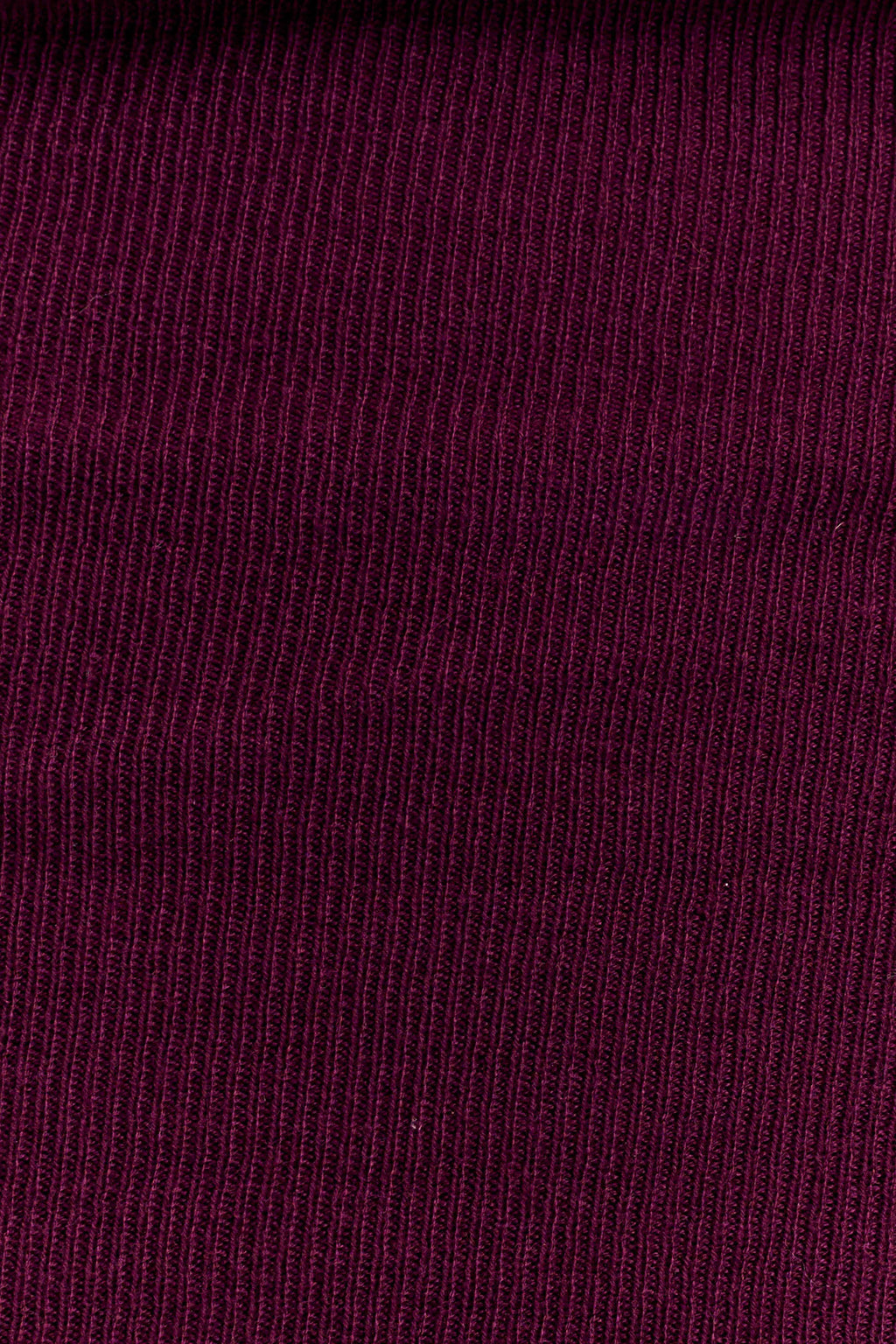 Mazie Asymetrical Cashmere Blend Long Sleeve Knit Top - Plum