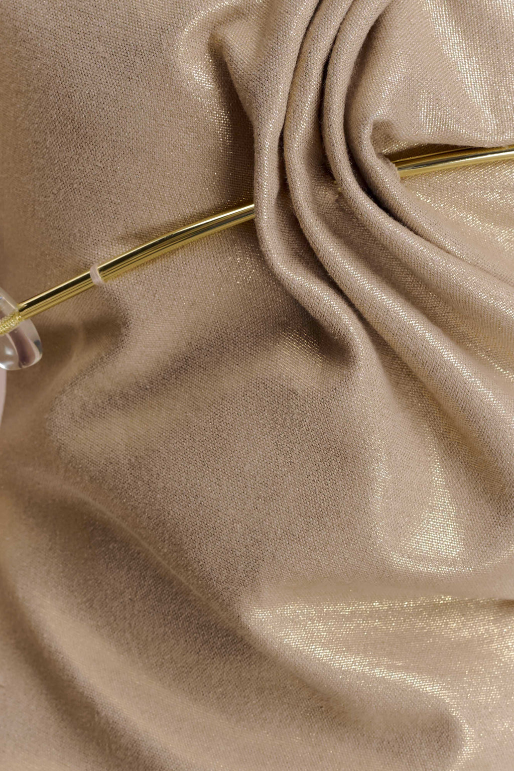 Annette Linen Mini Dress - Gold