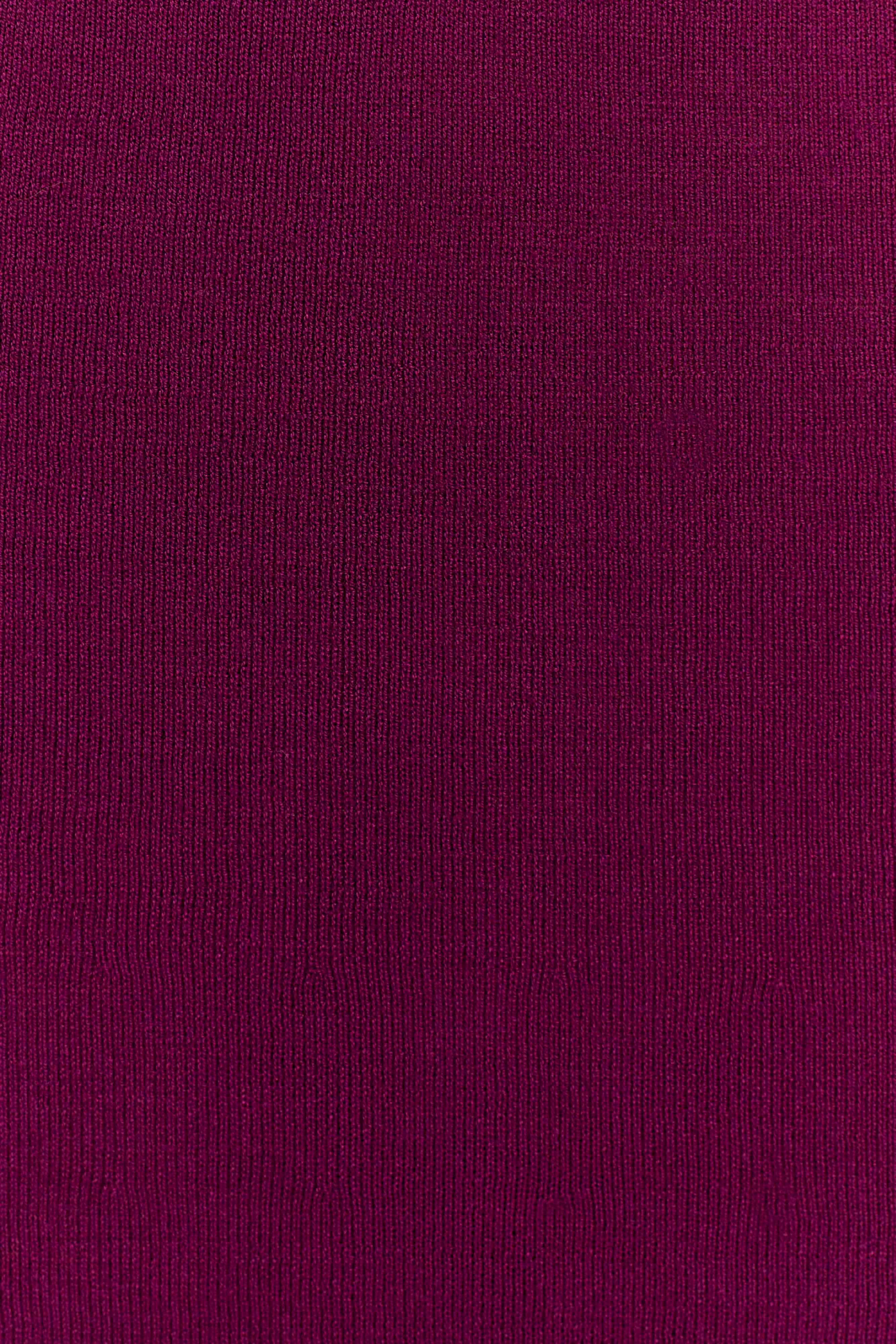 Marimae Long Knit Top - Plum