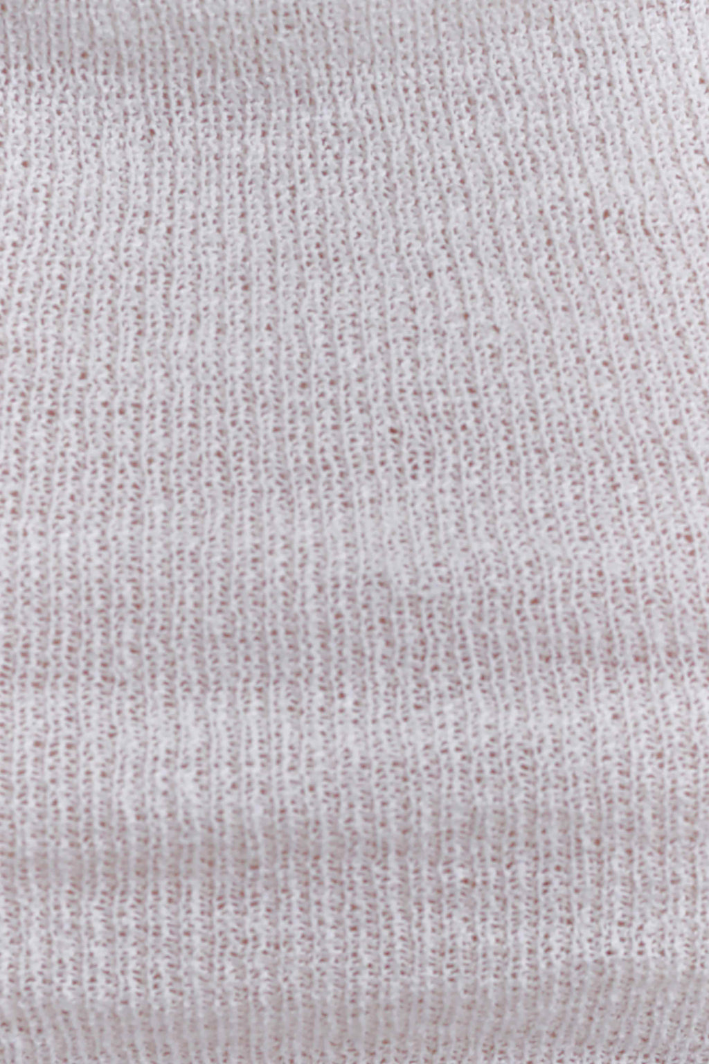 Elowen Knit Cowl Long Sleeve Top - White