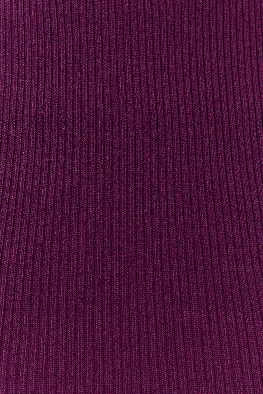 Diya Ribbed Sleeveless Top With Wire Hem - Plum
