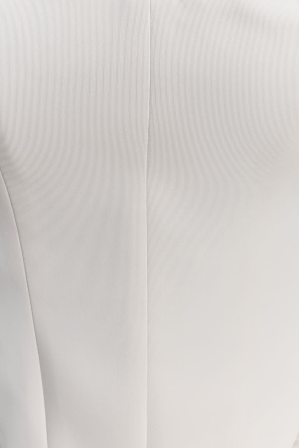 Karina Strapless Scuba Corset  - White