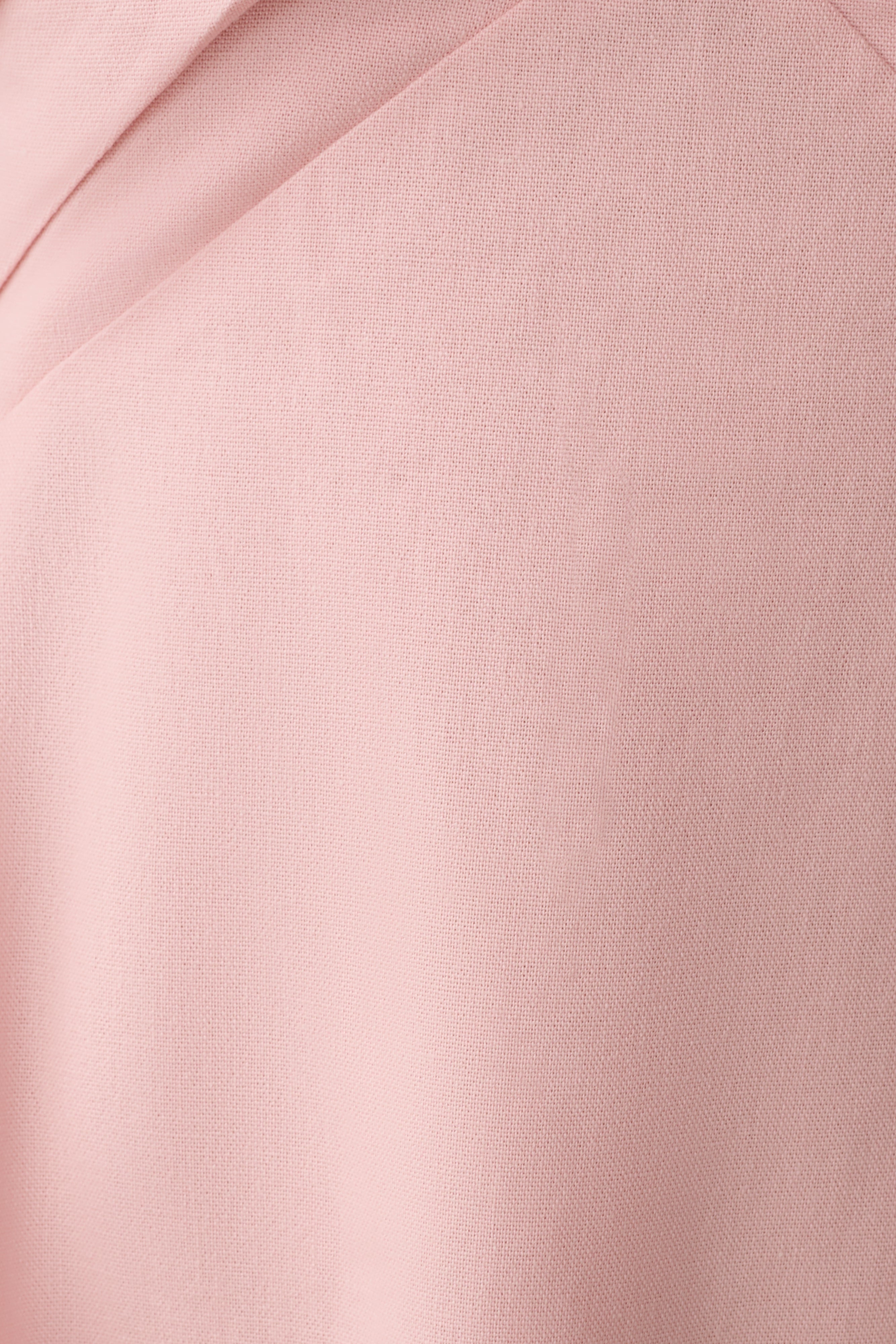 Rosie Linen Halter Midi Dress - Pink