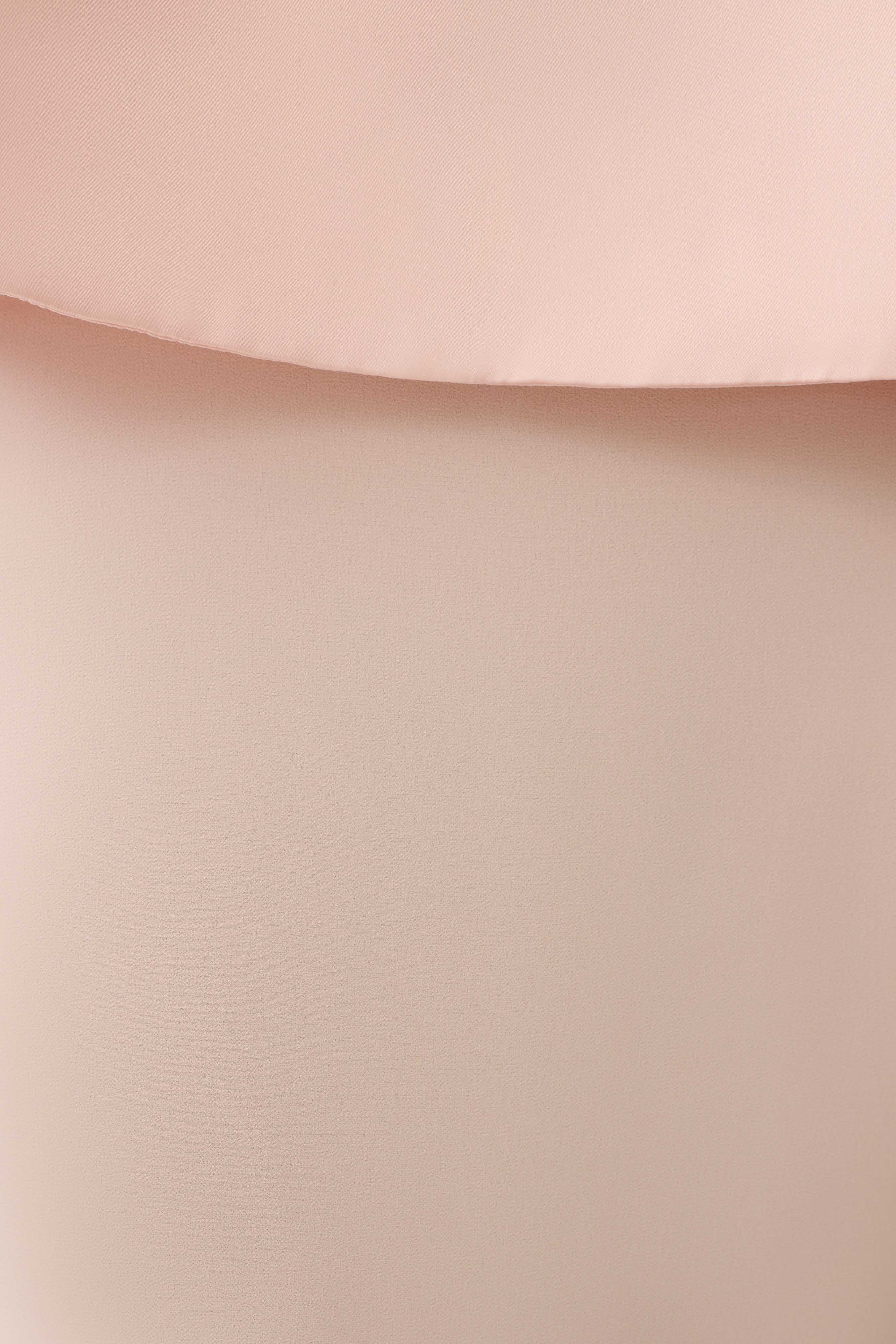 Sophia Satin Strapless Maxi Dress - Peach