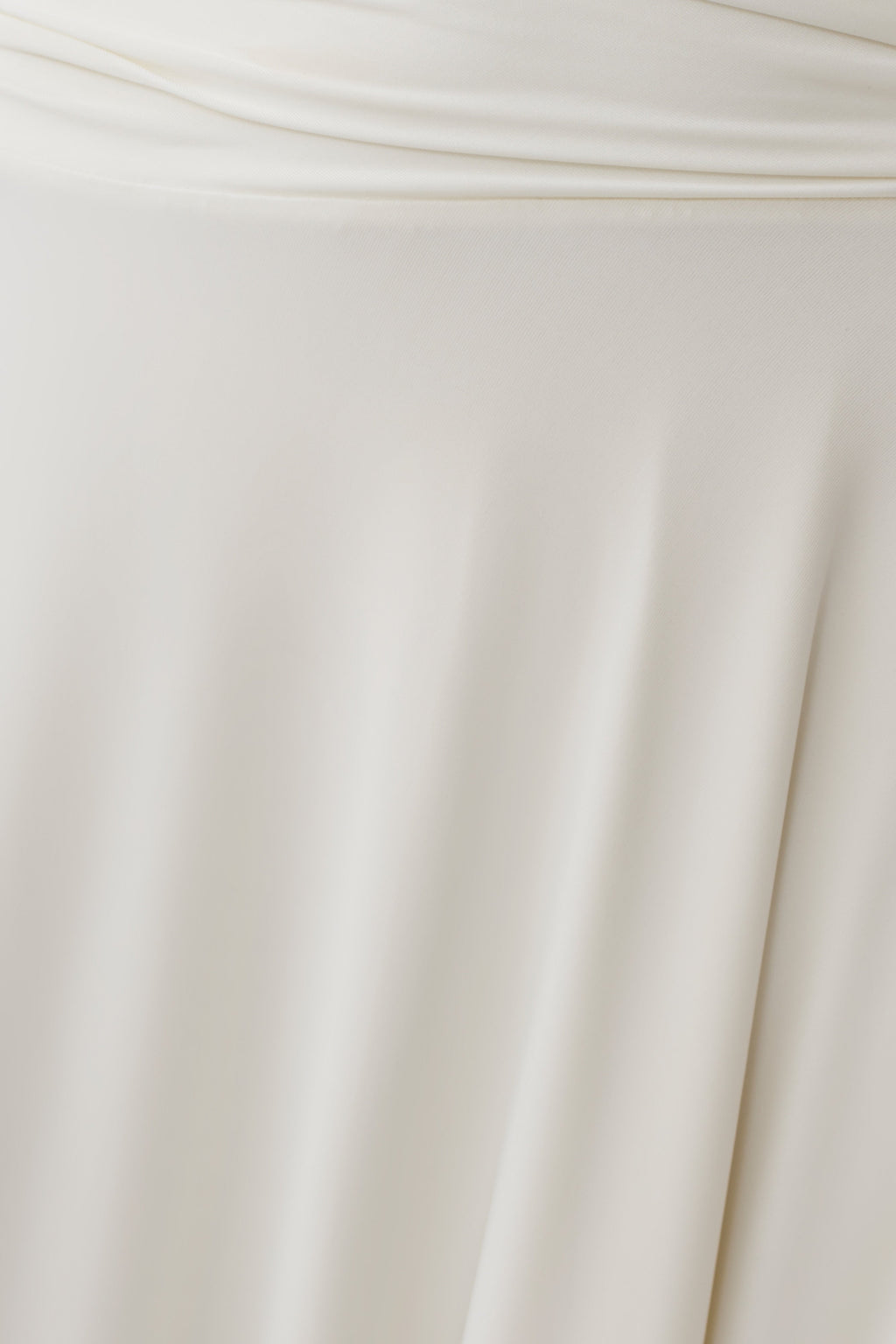 Luu Off Shoulder Slinky Top - Ivory