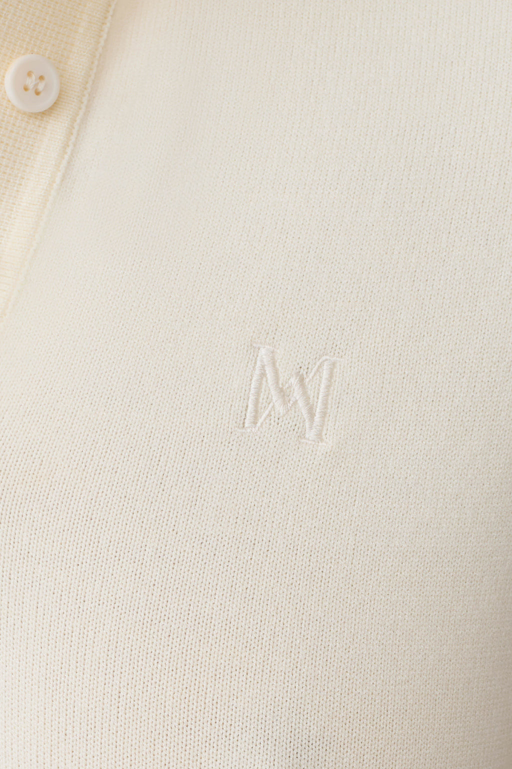 Philly Knit Button Up Top - Ivory