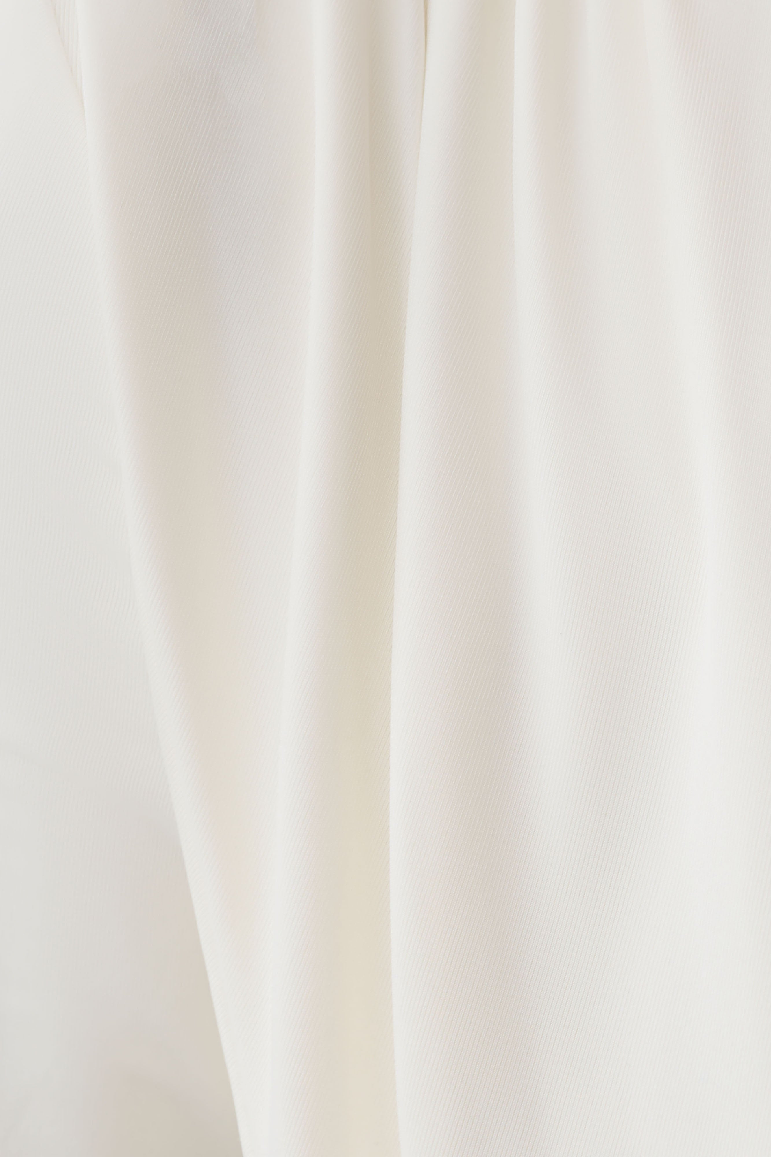 Ren Cowl Long Sleeve Slinky Bodysuit - Ivory