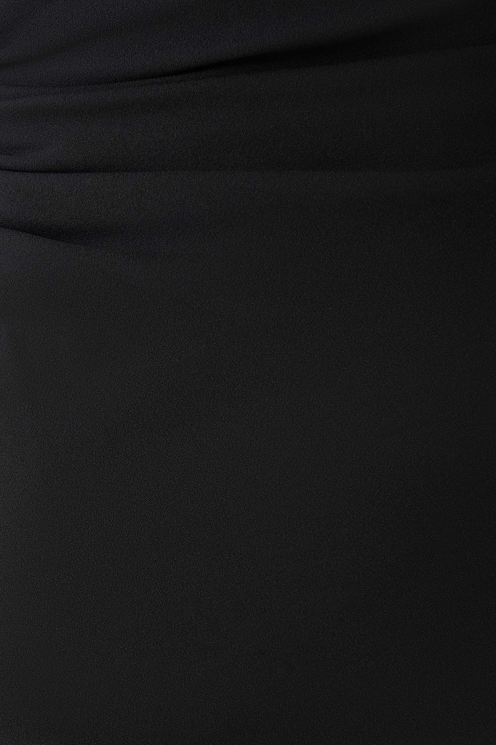 Thalyn Crepe Maxi Dress With Split - Black